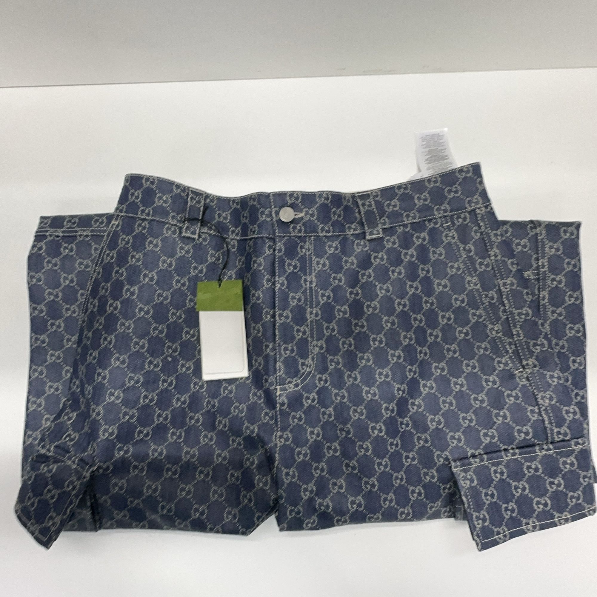Gucci Gucci Monogram Denim Cargo Pants Size 50 Size US 34 / EU 50 - 6 Thumbnail