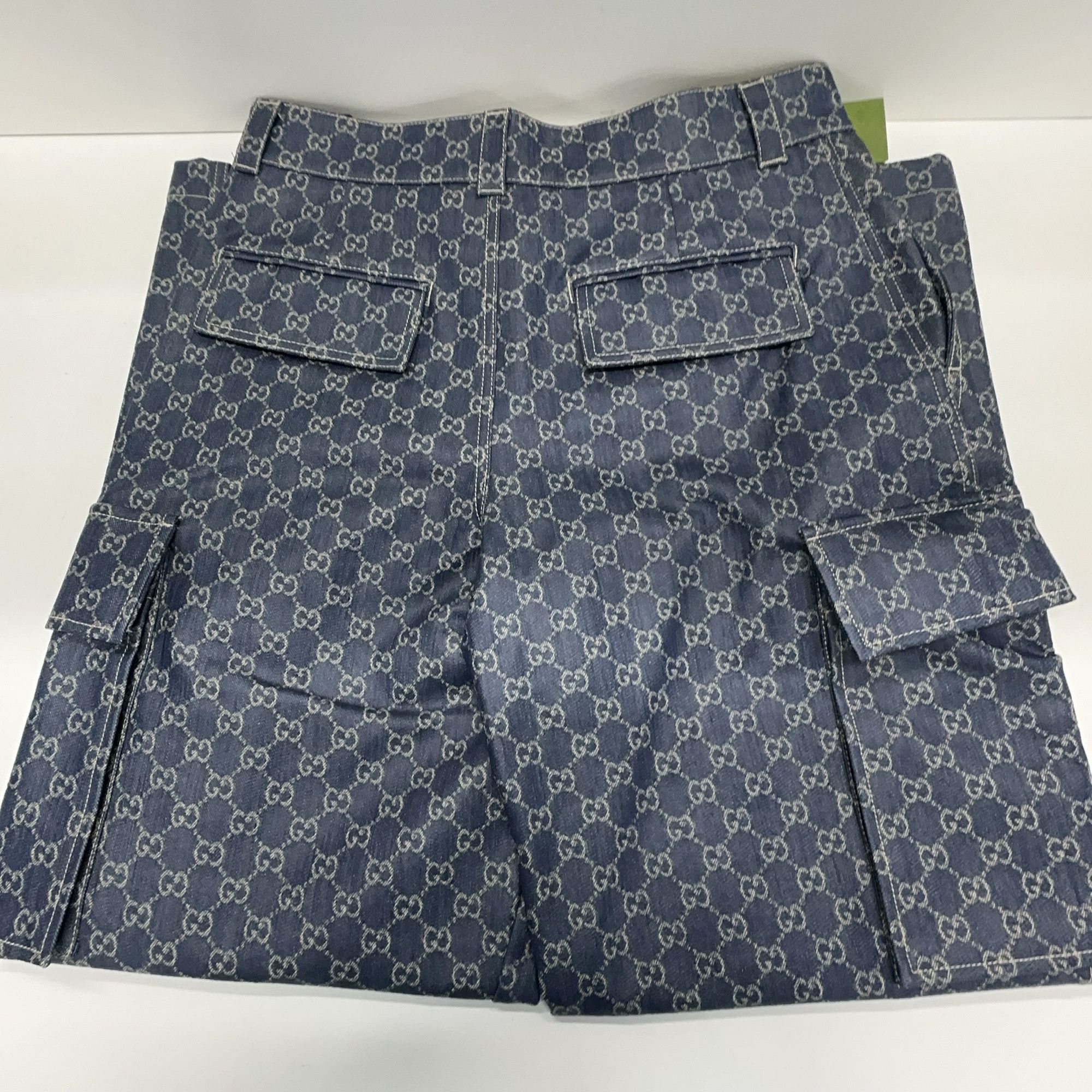 Gucci Gucci Monogram Denim Cargo Pants Size 50 Size US 34 / EU 50 - 10 Thumbnail