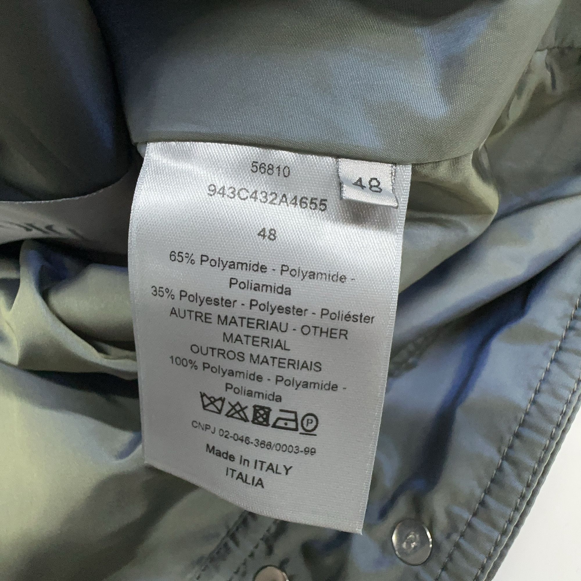 Dior Dior Mesh Paneled Reflective Light Jacket 48 Size US M / EU 48-50 / 2 - 4 Thumbnail