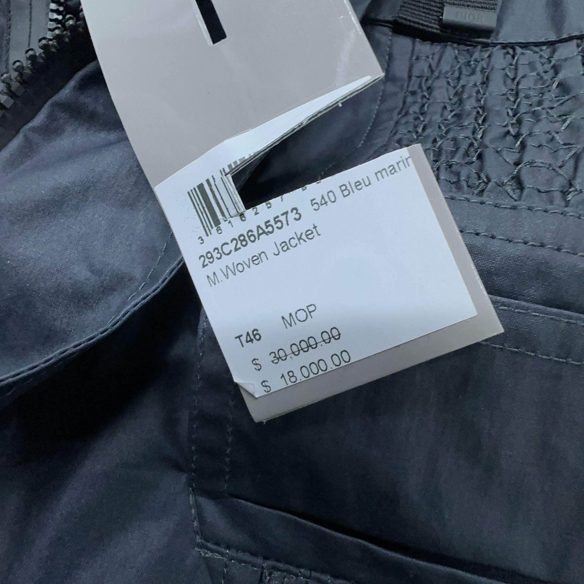 Dior Dior Navy Woven Buckle Field Jacket 46 Size US S / EU 44-46 / 1 - 3 Thumbnail