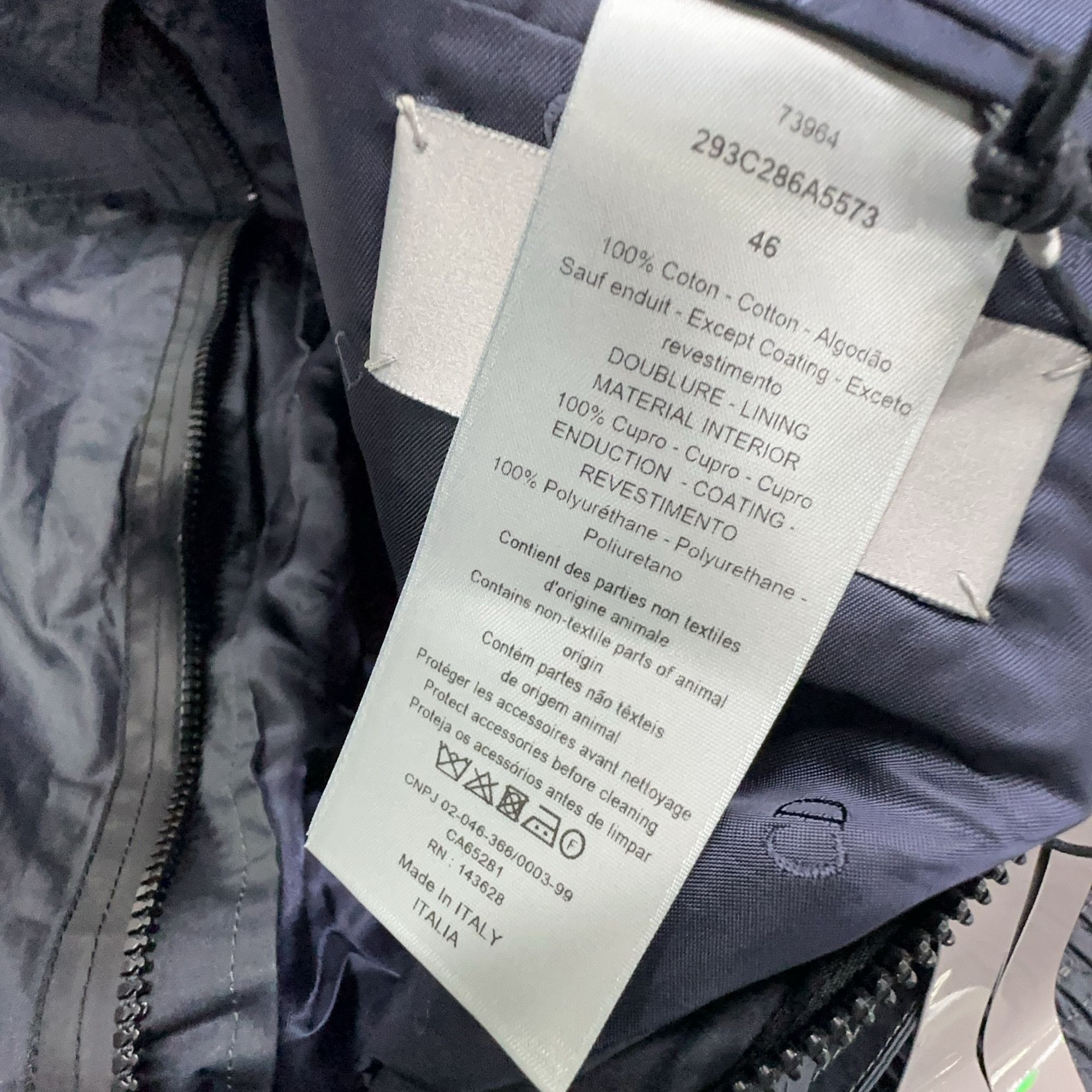 Dior Dior Navy Woven Buckle Field Jacket 46 Size US S / EU 44-46 / 1 - 4 Thumbnail