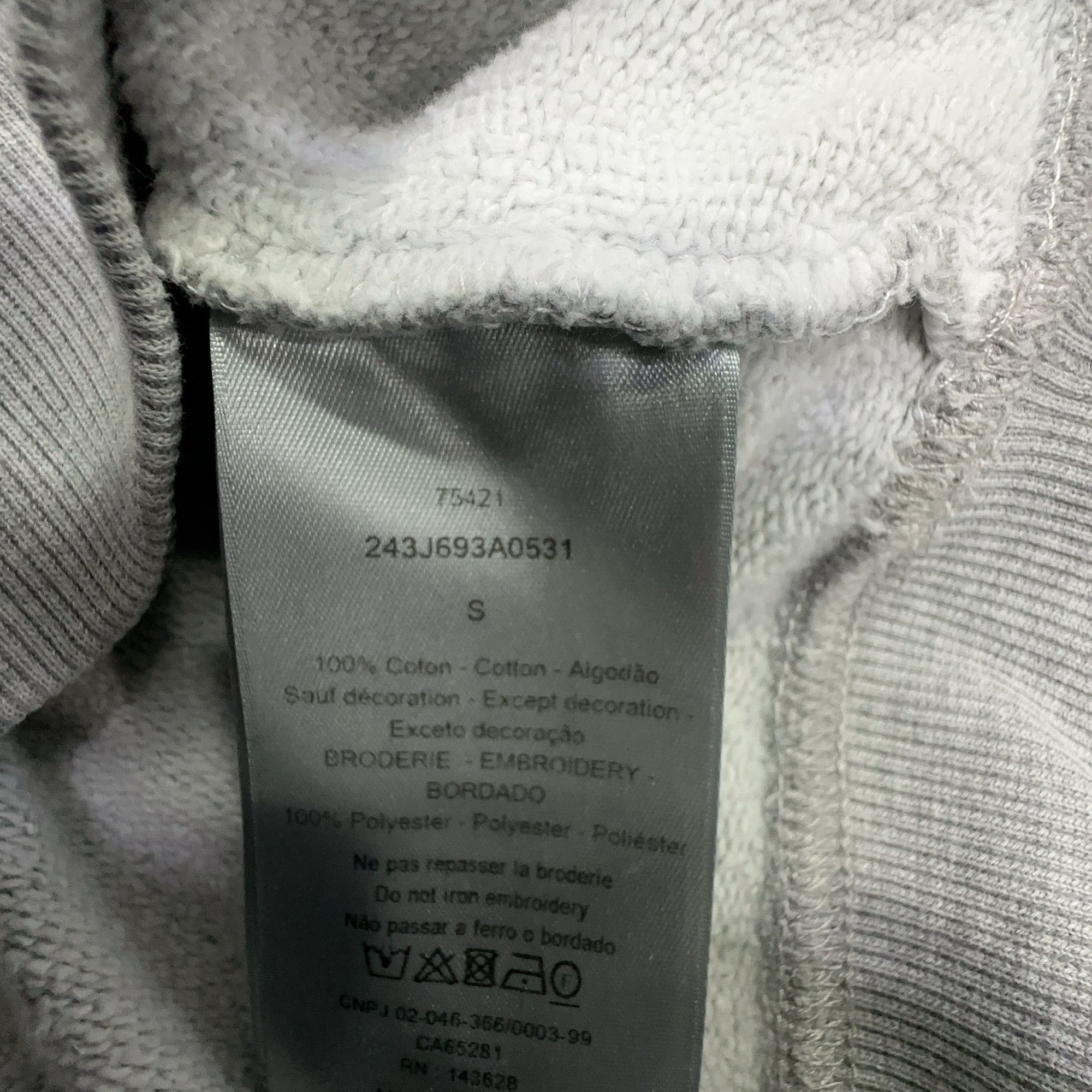 Dior Dior Christian Dior Couture Logo Sweatshirt S Size US S / EU 44-46 / 1 - 3 Thumbnail