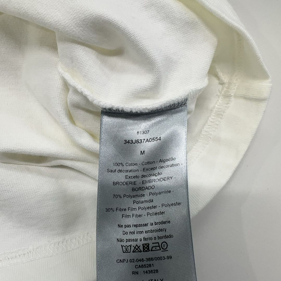 Dior Dior CD Logo Print T-Shirt White Size M Size US M / EU 48-50 / 2 - 4 Thumbnail
