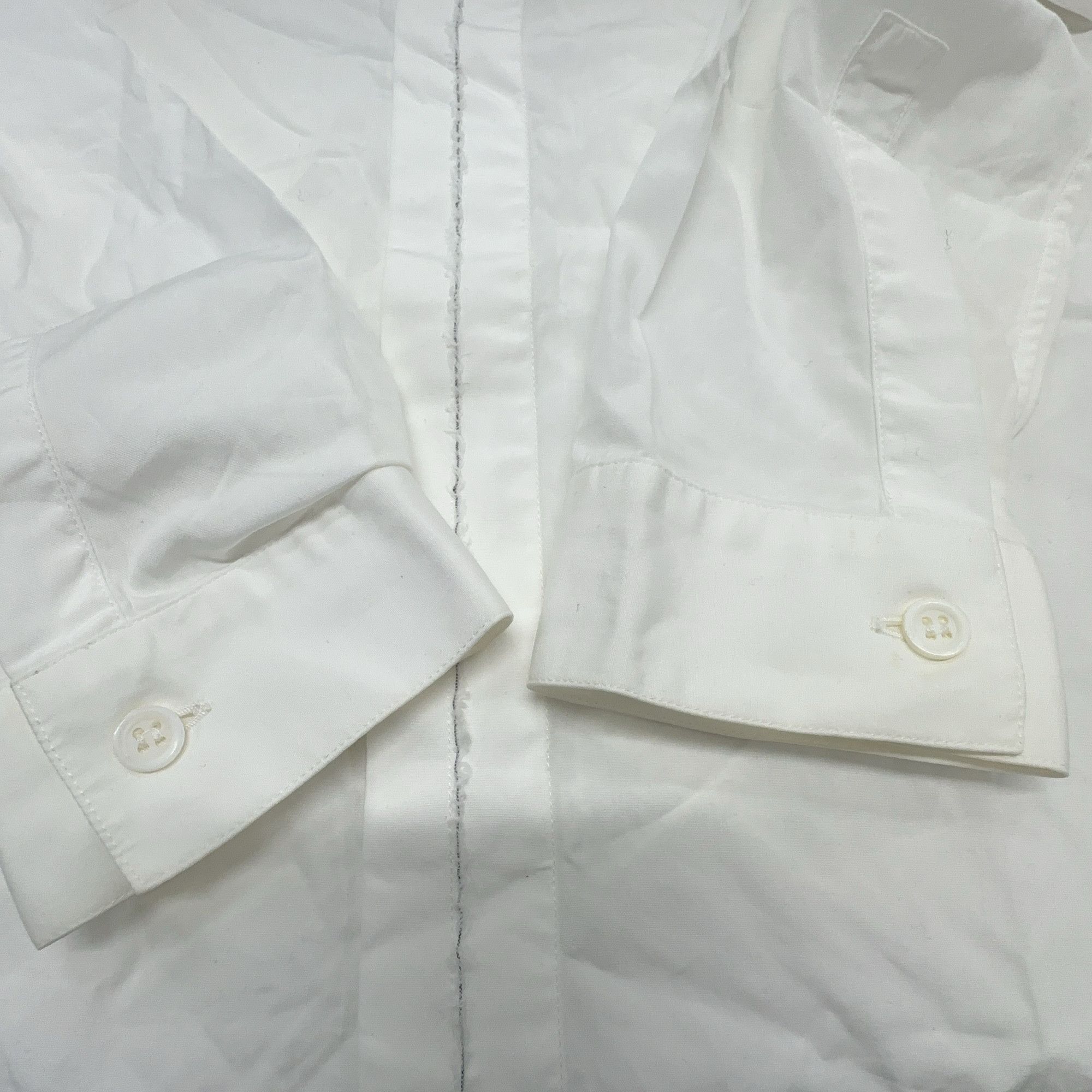 Dior Dior Deconstructed Stitch Shirt White Size 37 Size US S / EU 44-46 / 1 - 6 Thumbnail