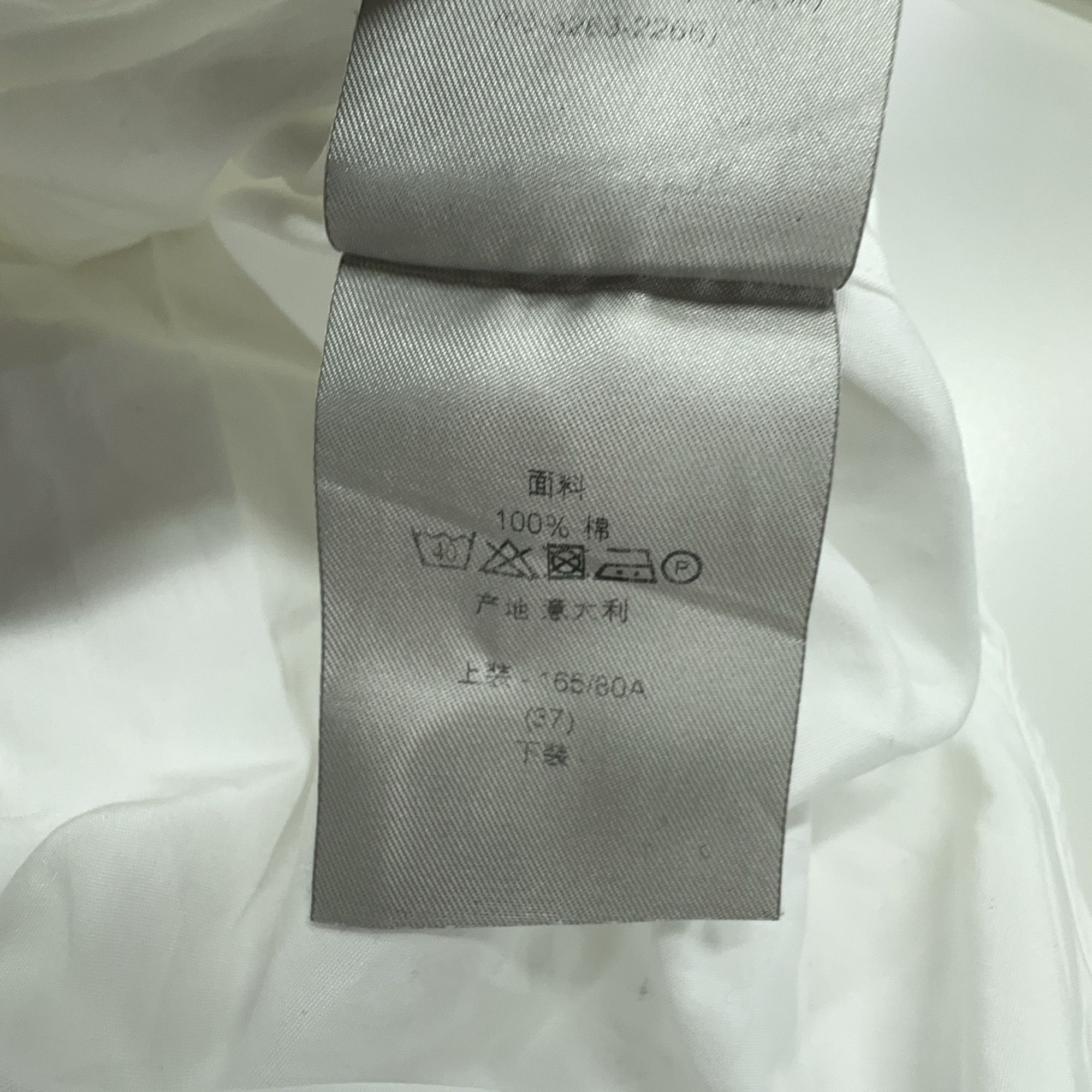 Dior Dior Deconstructed Stitch Shirt White Size 37 Size US S / EU 44-46 / 1 - 4 Thumbnail