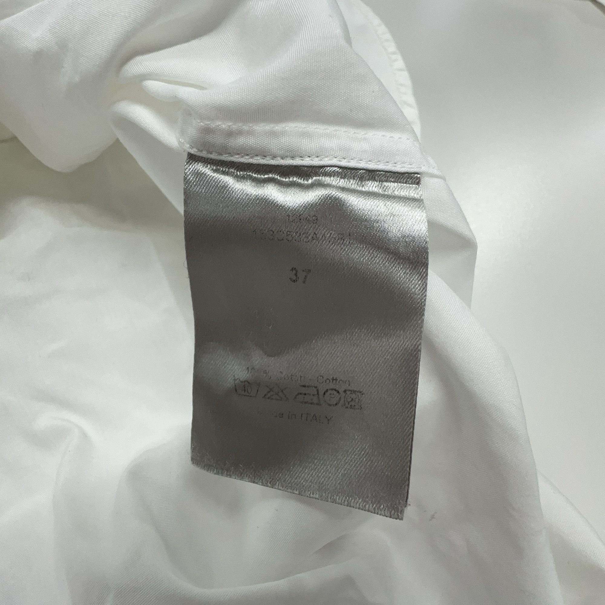 Dior Dior Deconstructed Stitch Shirt White Size 37 Size US S / EU 44-46 / 1 - 3 Thumbnail