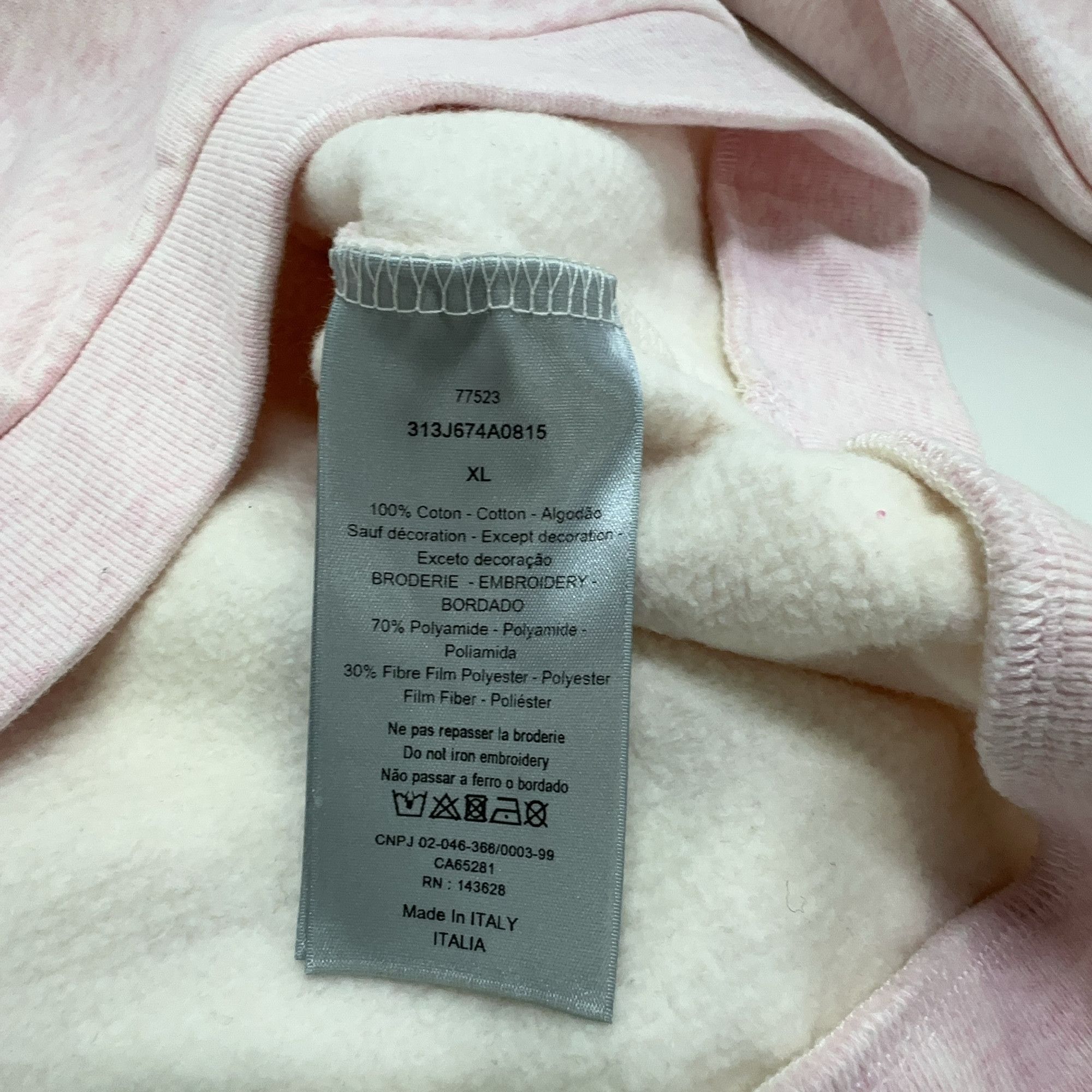 Dior Dior x ERL Embroidered Logo Sweatshirt XL Size US XL / EU 56 / 4 - 5 Thumbnail