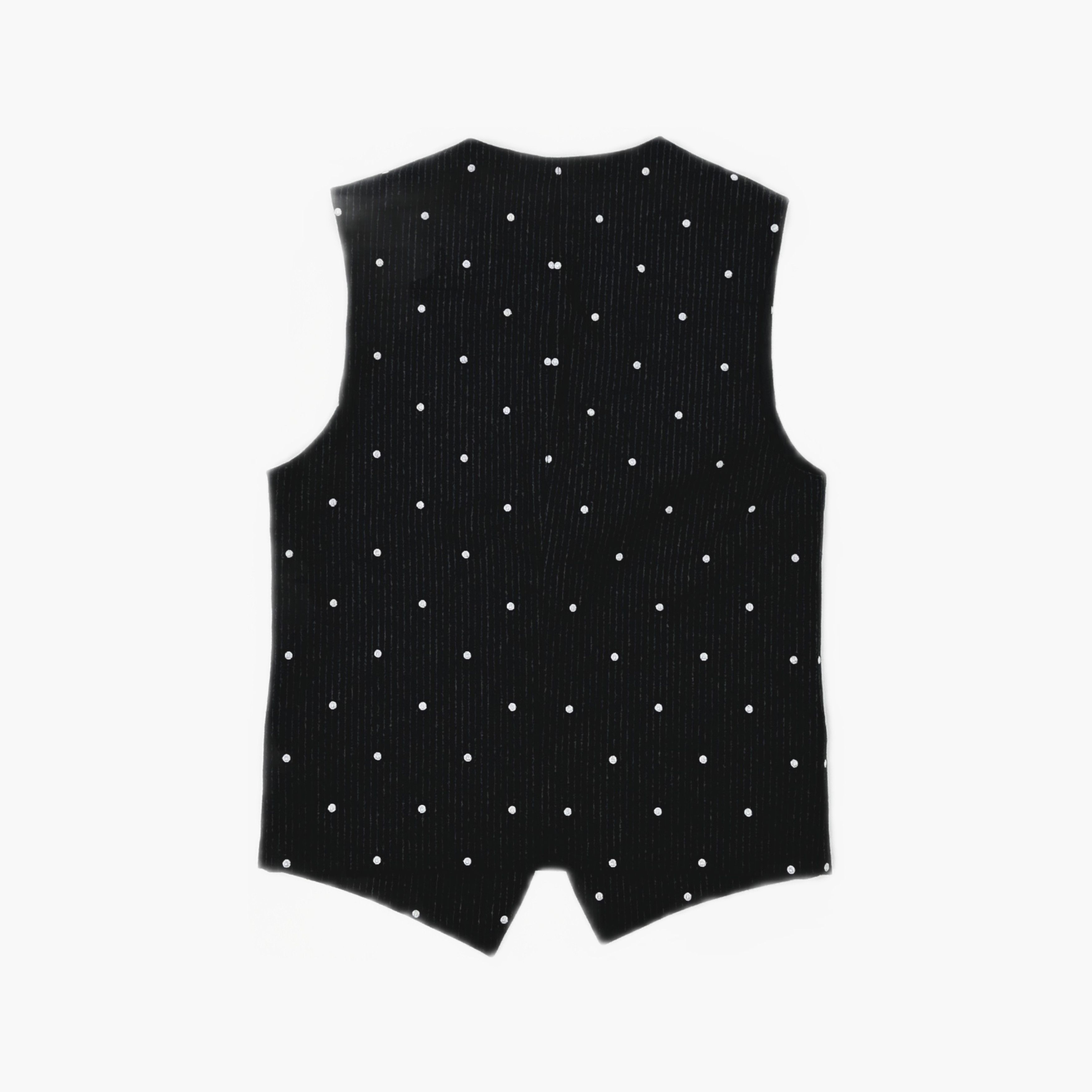 Dior Dior Polka Dot Wool Vest 36R Size 36R - 2 Thumbnail