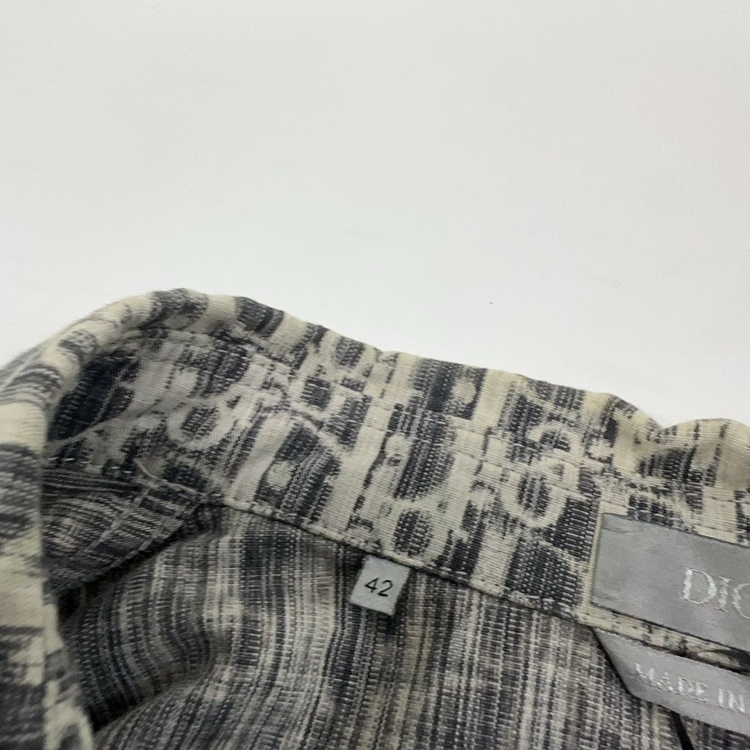 Dior Dior Oblique Print Denim Shirt 42 Size US XS / EU 42 / 0 - 5 Thumbnail