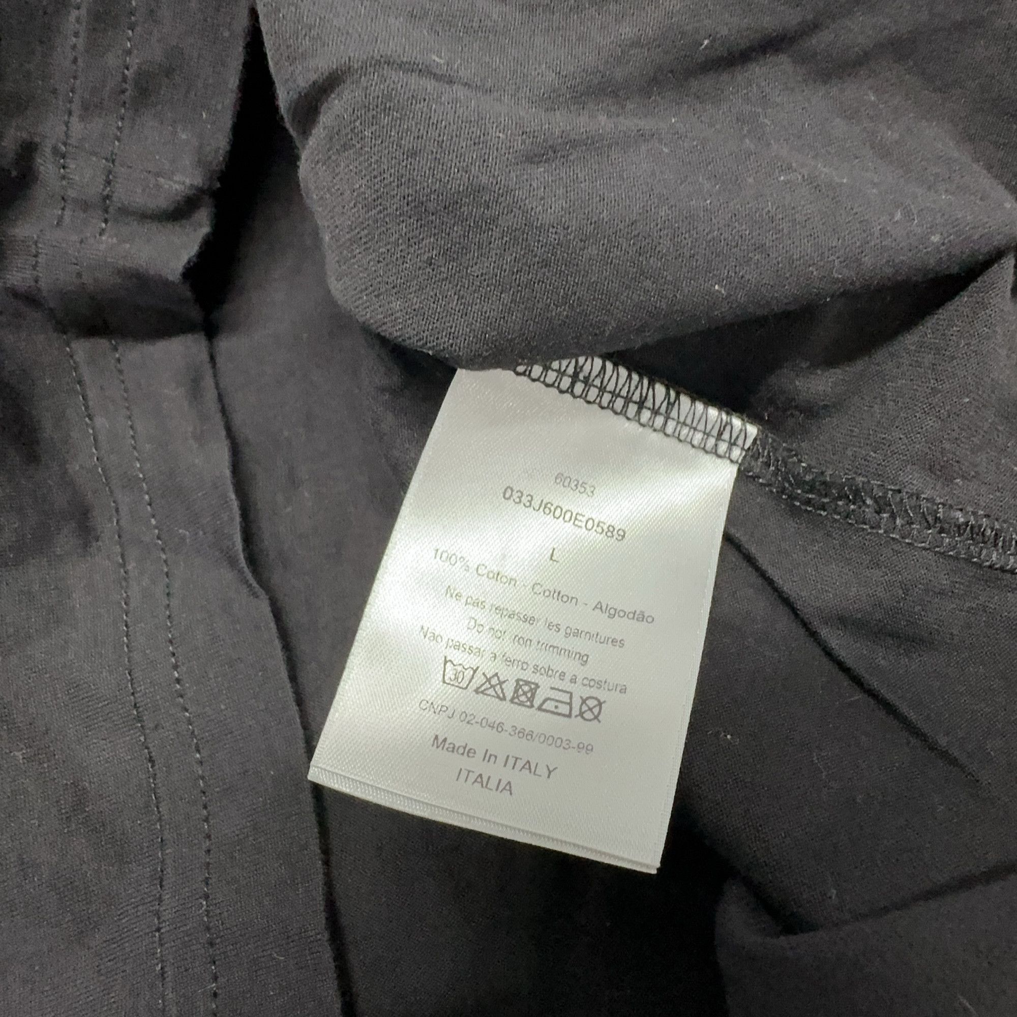 Dior Dior x Shawn Stussy Logo Patch T-Shirt Size L Size US L / EU 52-54 / 3 - 4 Thumbnail