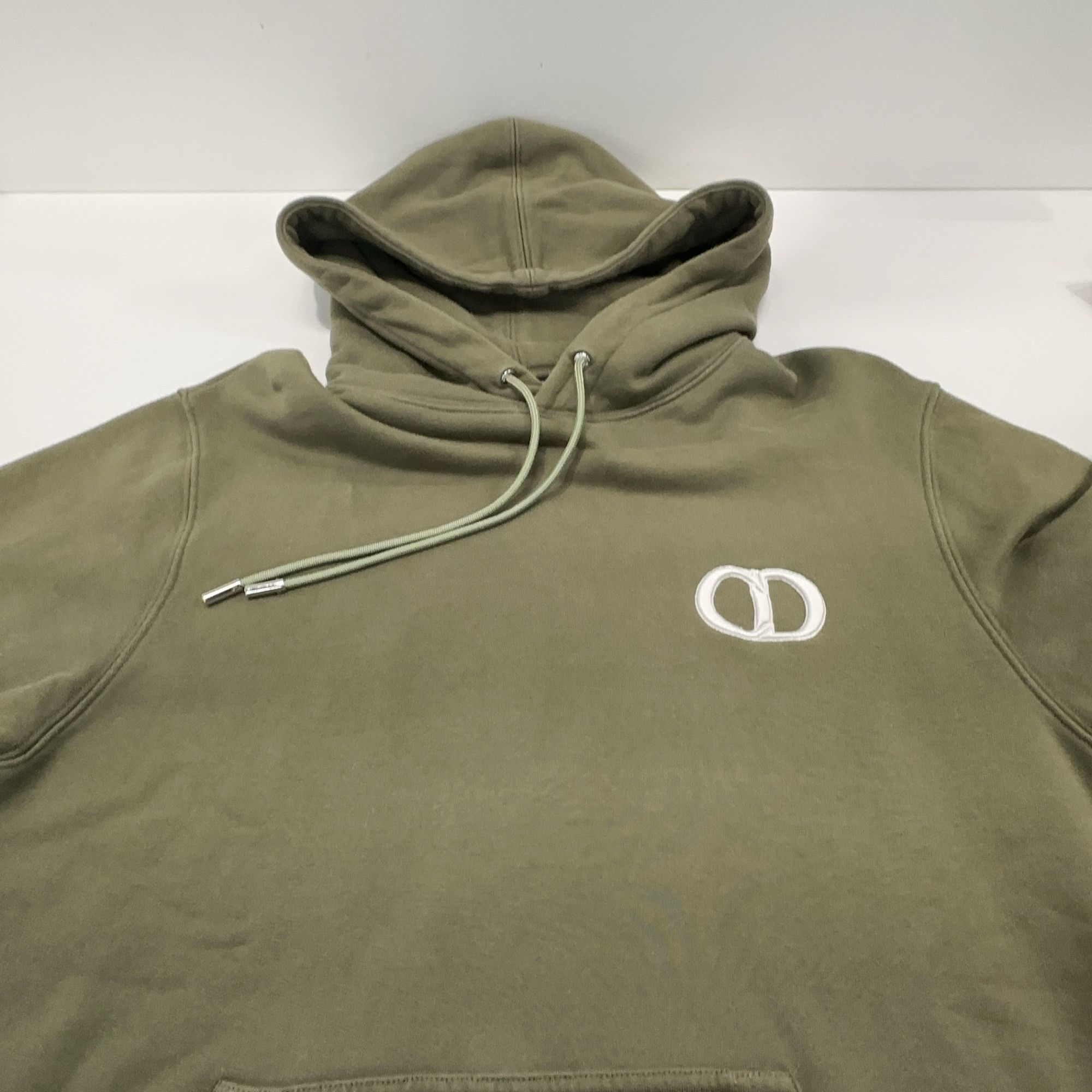 Dior Dior Logo Embroidery Hoodie Size L Size US L / EU 52-54 / 3 - 8 Thumbnail