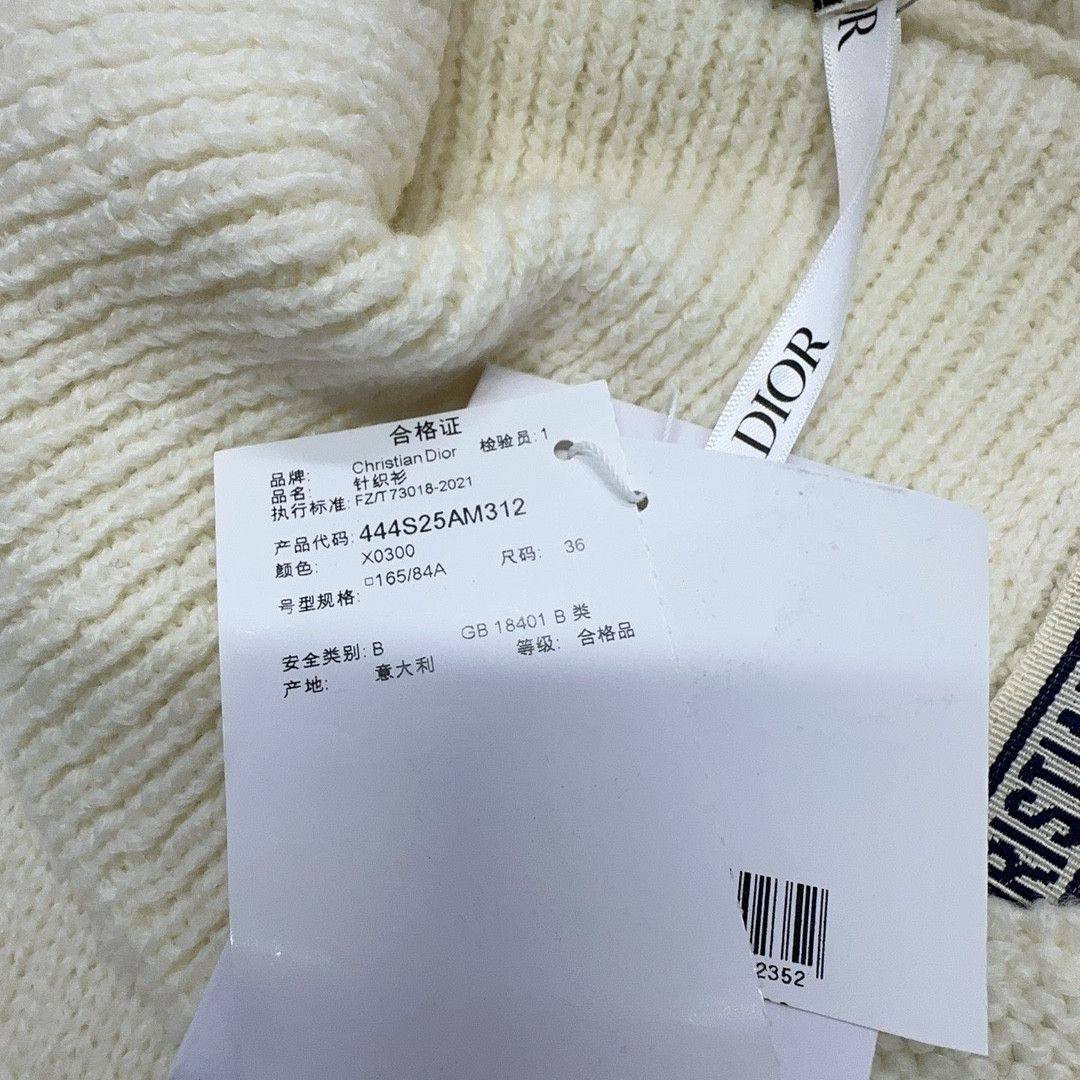 Dior Dior FW24 Logo Sleeveless Knit Sweater 36 Size XS / US 0-2 / IT 36-38 - 4 Thumbnail