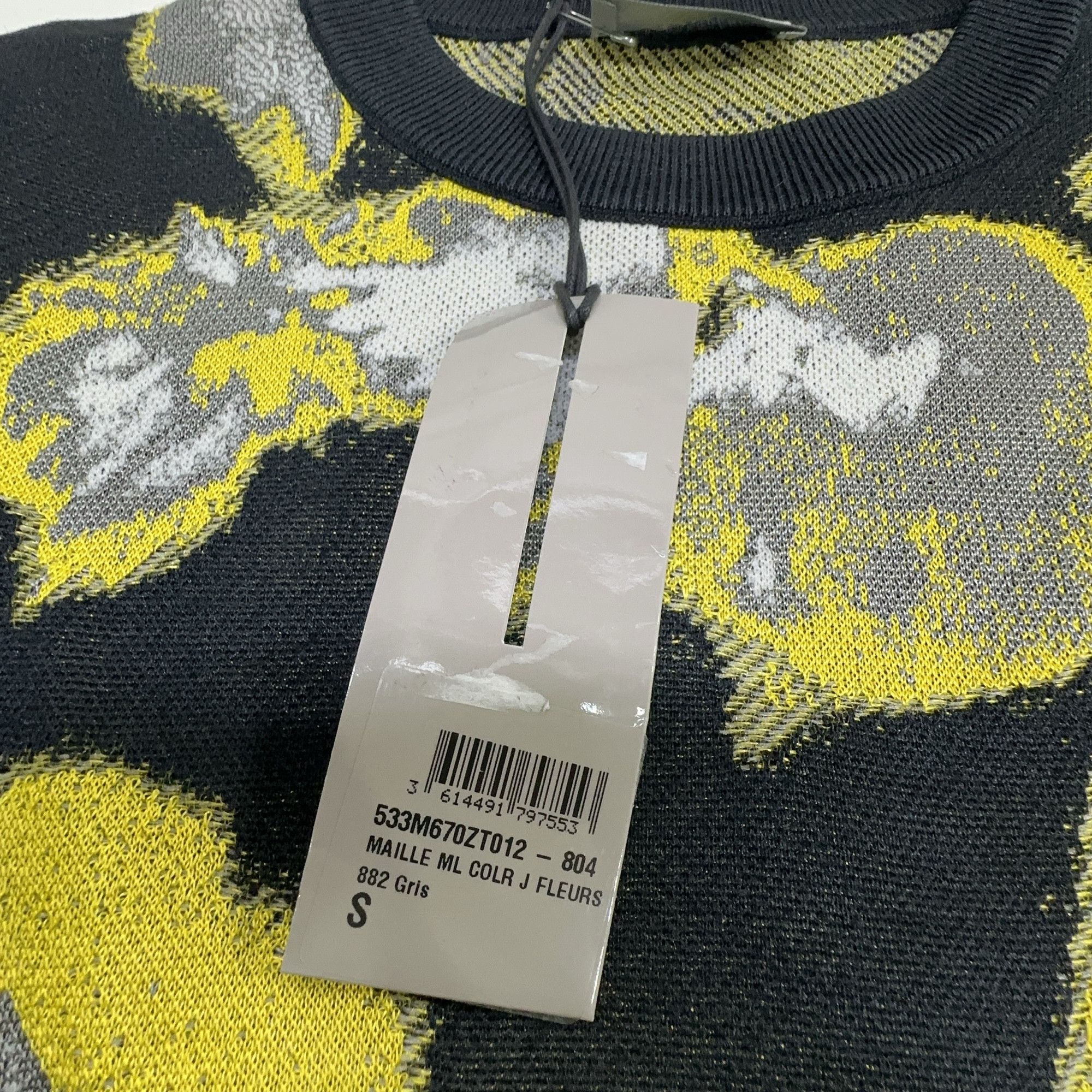 Dior Dior Floral Intarsia Knit Sweater Size S Size US S / EU 44-46 / 1 - 5 Thumbnail