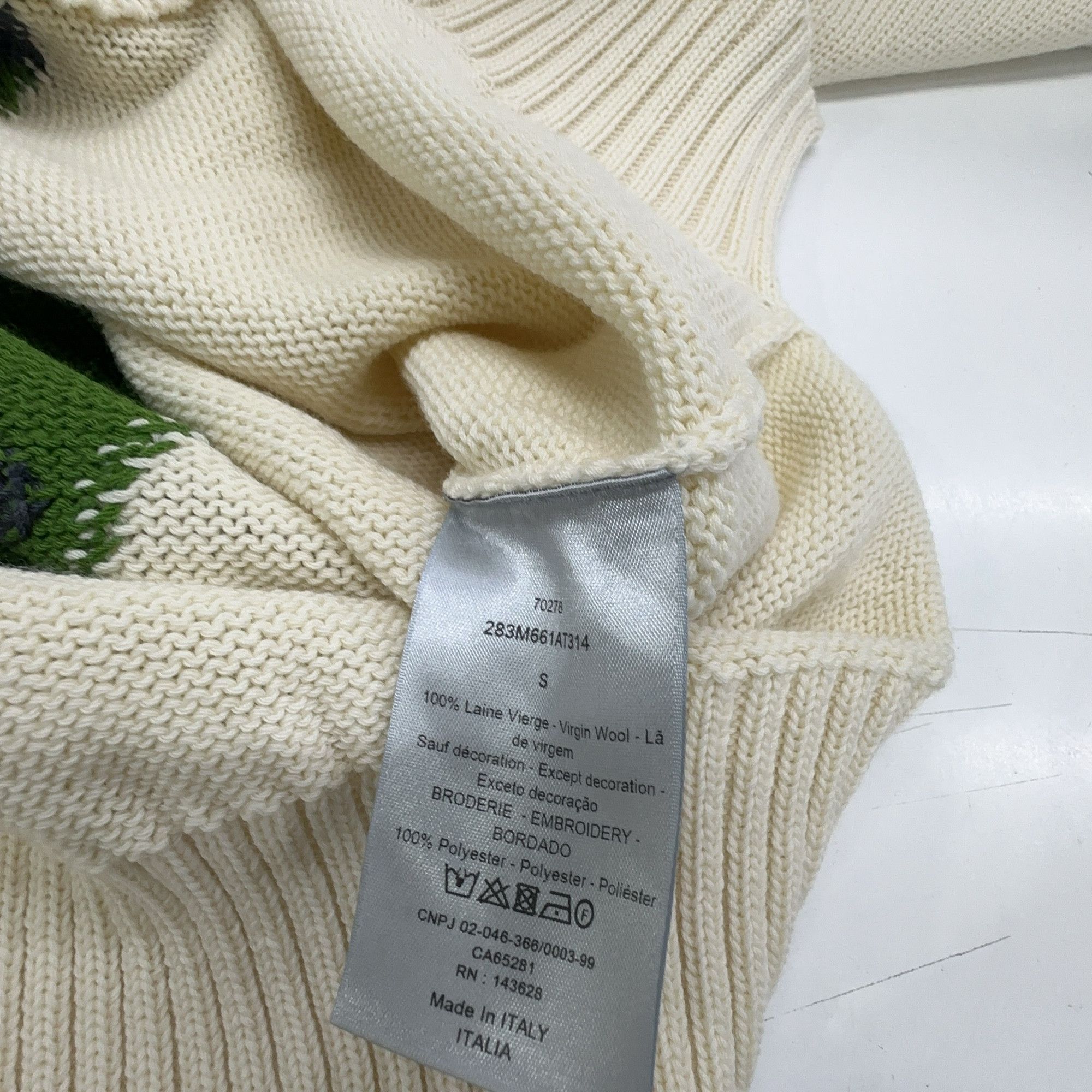 Dior Dior x Travis Scott Cactus Jack Wool Sweater S Size US S / EU 44-46 / 1 - 4 Thumbnail