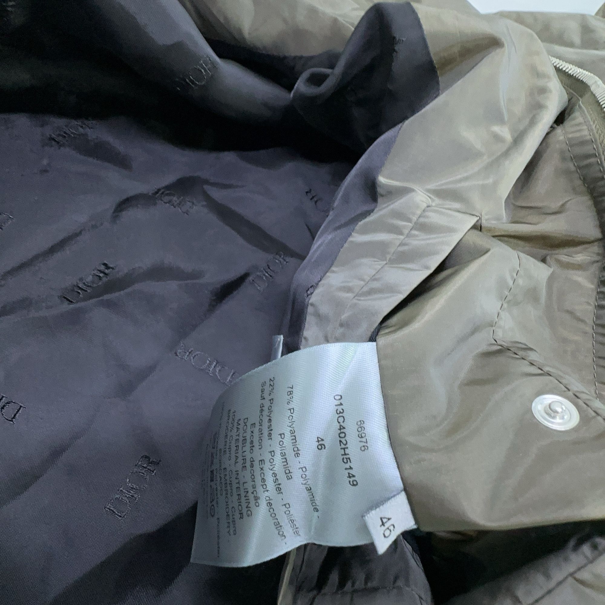Dior Dior Embroidered Logo Hooded Jacket Size 46 Size US S / EU 44-46 / 1 - 3 Thumbnail