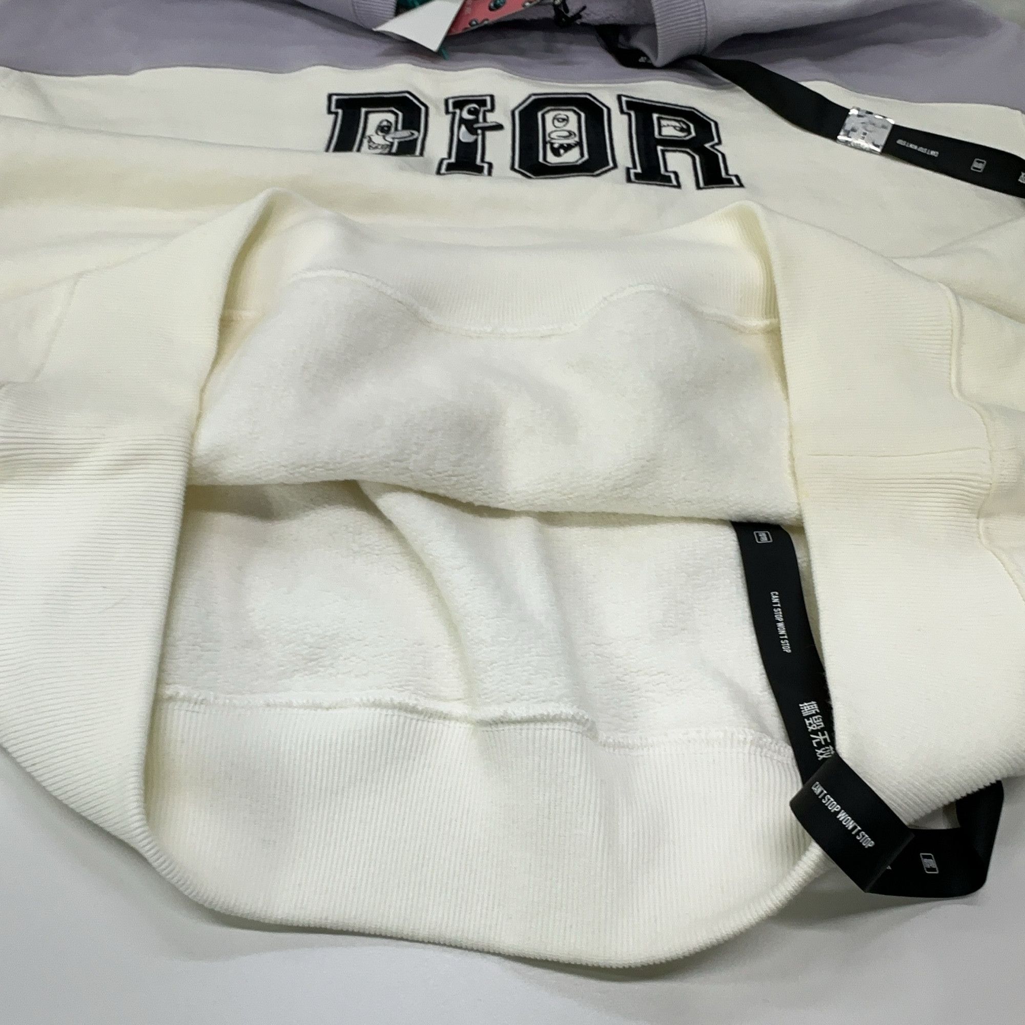 Dior Dior Two-Tone Colorblock Short Sleeve Sweatshirt L Size US L / EU 52-54 / 3 - 8 Thumbnail