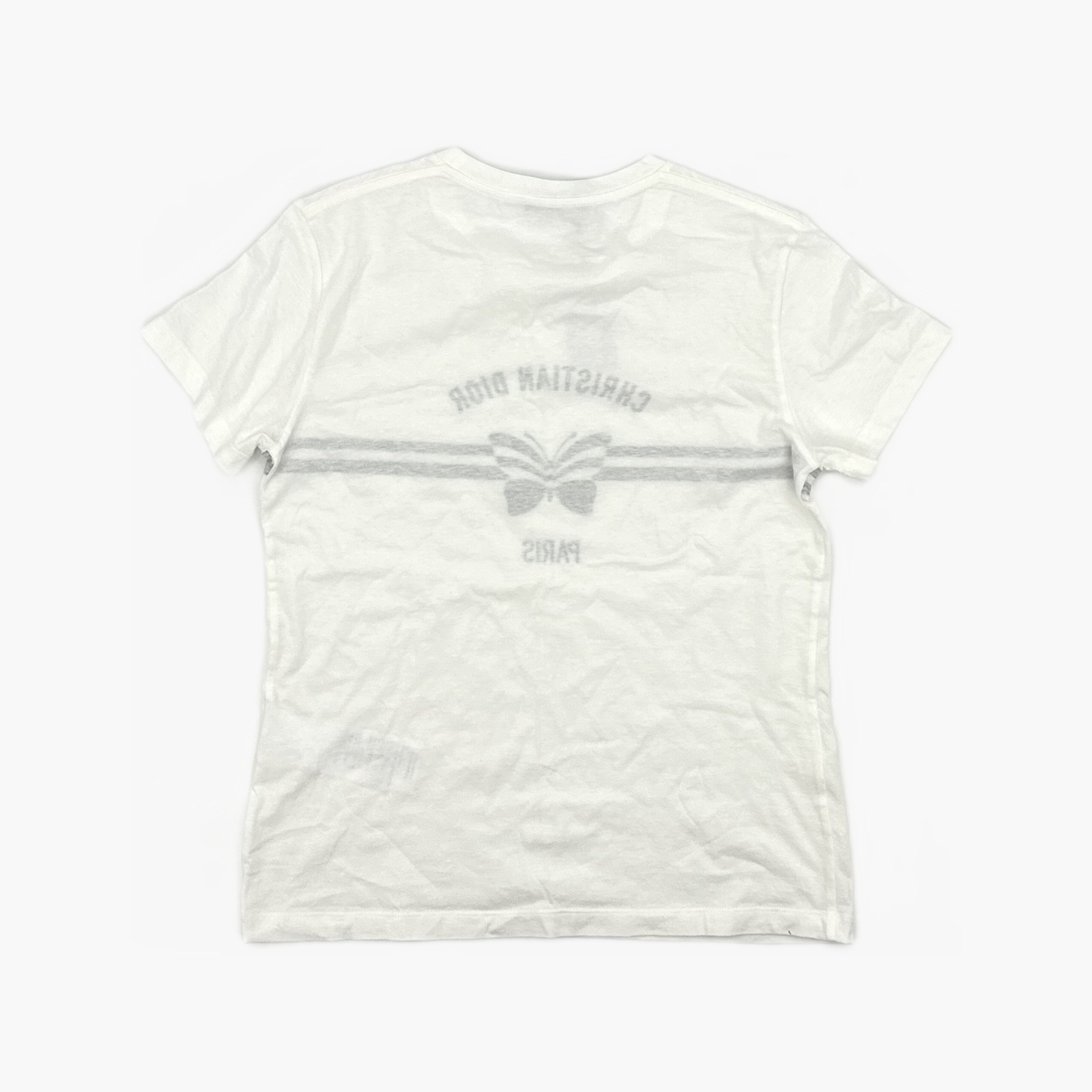 Dior Dior Papillon Butterfly Printed T-Shirt Size M Size M / US 6-8 / IT 42-44 - 2 Thumbnail