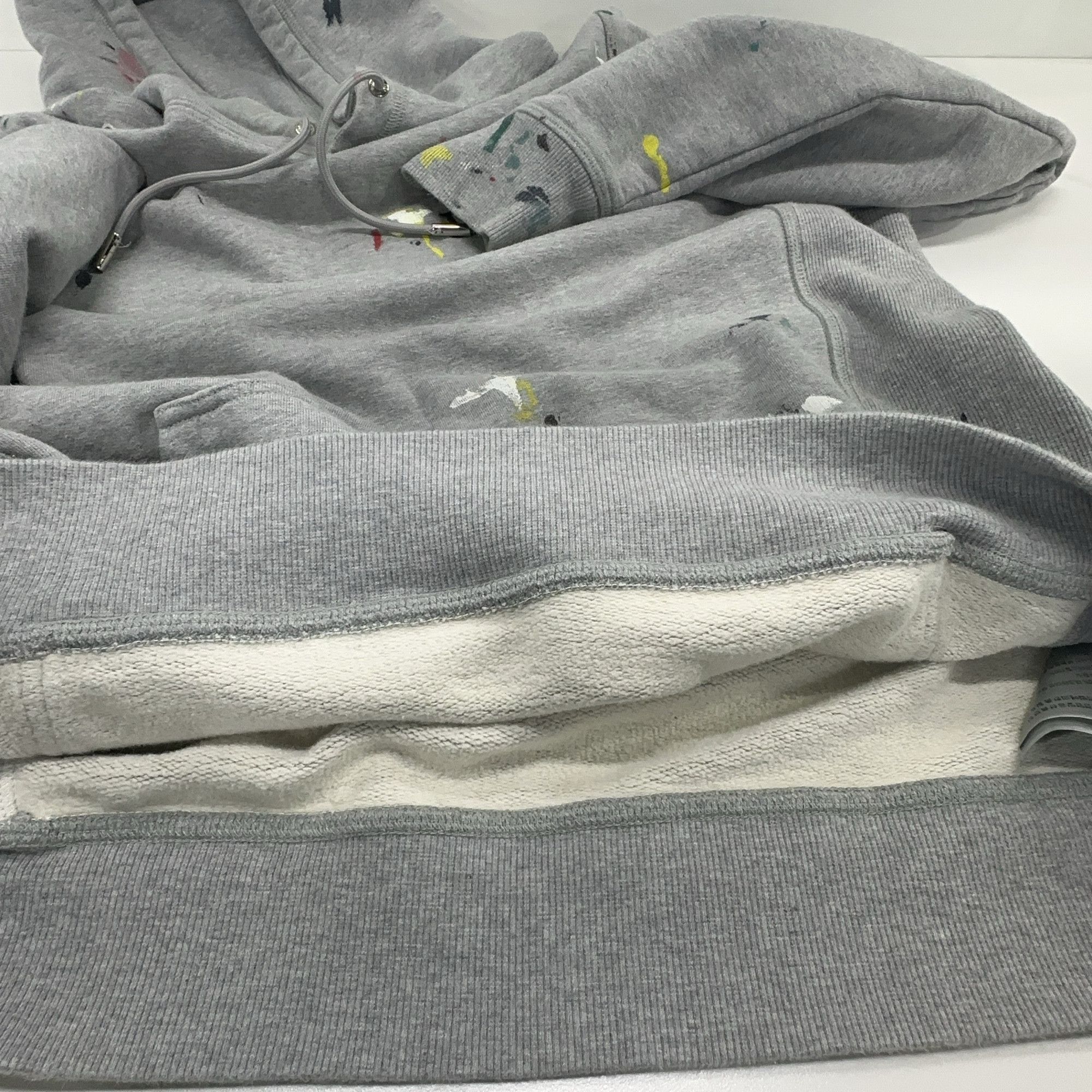 Dior Dior SS21 Paint Splatter Logo Hoodie Size L Size US L / EU 52-54 / 3 - 6 Thumbnail