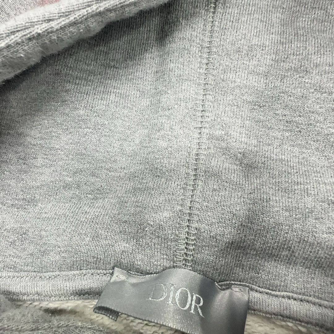 Dior Dior SS21 Paint Splatter Logo Hoodie Size L Size US L / EU 52-54 / 3 - 4 Thumbnail