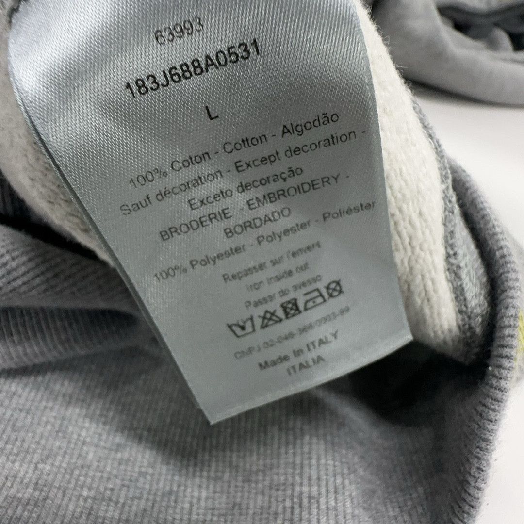 Dior Dior SS21 Paint Splatter Logo Hoodie Size L Size US L / EU 52-54 / 3 - 3 Thumbnail