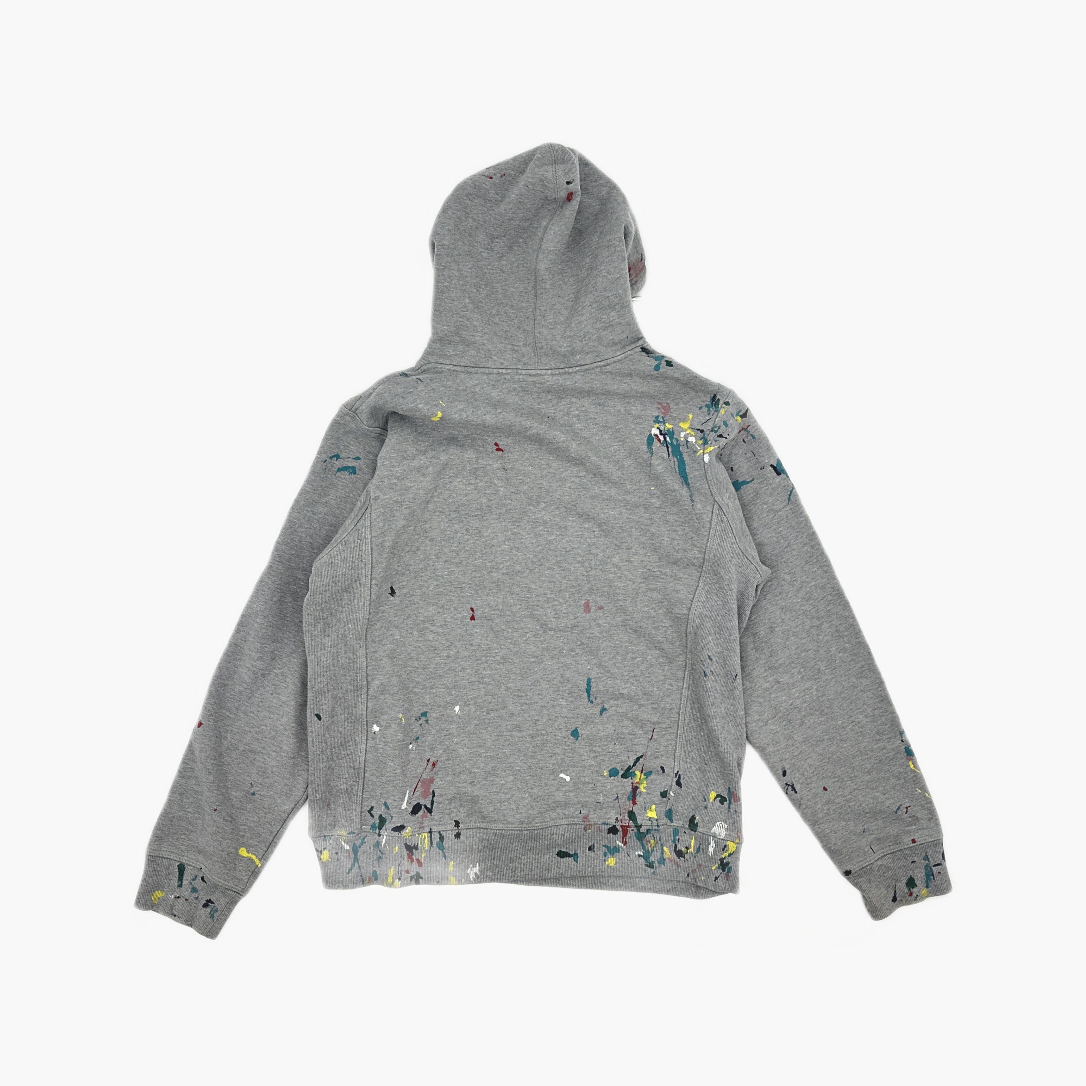 Dior Dior SS21 Paint Splatter Logo Hoodie Size L Size US L / EU 52-54 / 3 - 2 Thumbnail