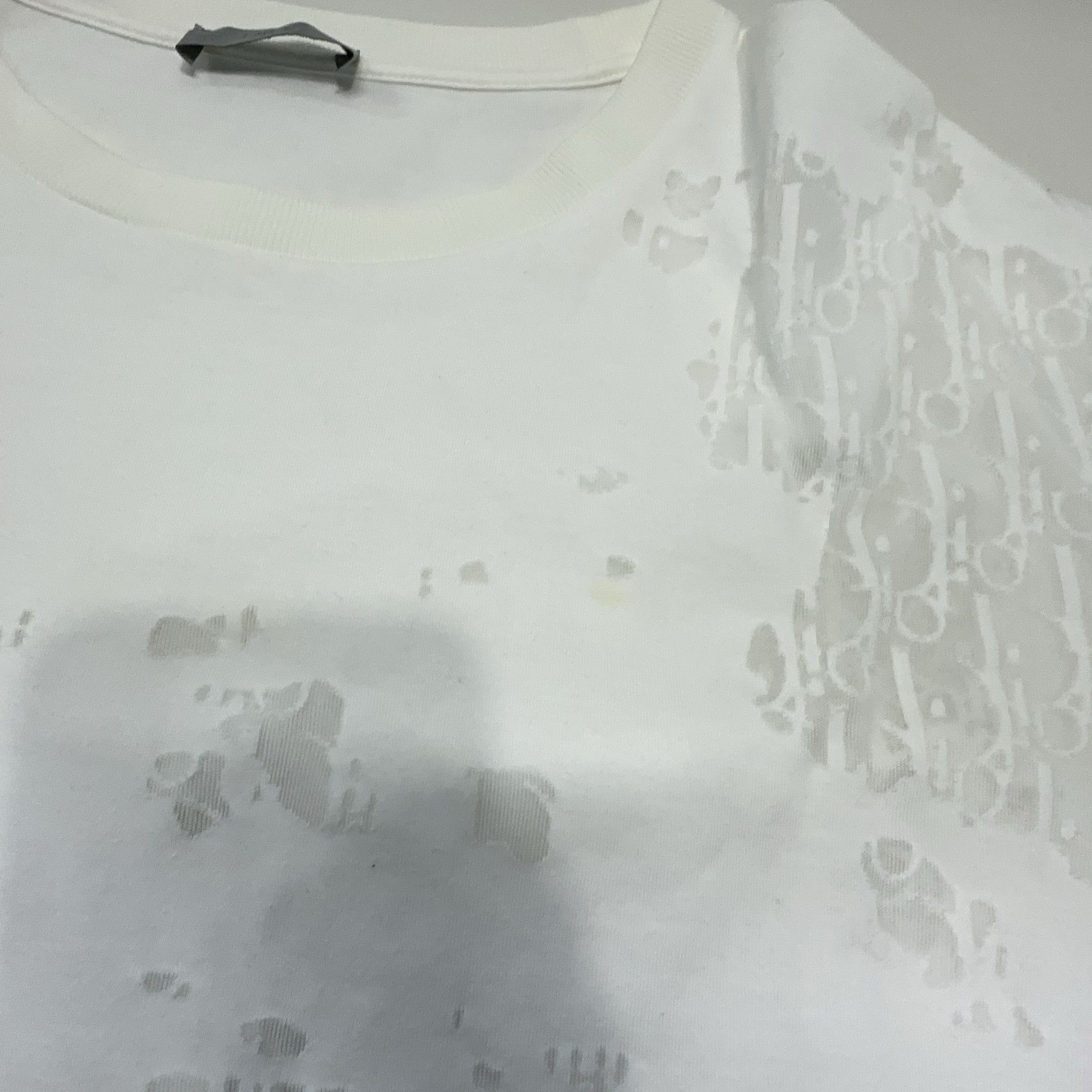 Dior Dior Distressed Oblique T-Shirt XL Size US XL / EU 56 / 4 - 6 Thumbnail