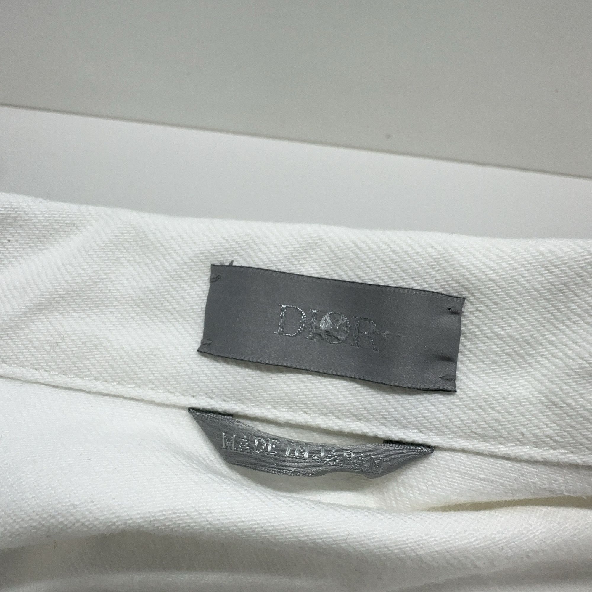 Dior Dior x Sacai White Zip Denim Jacket 48 Size US M / EU 48-50 / 2 - 4 Thumbnail