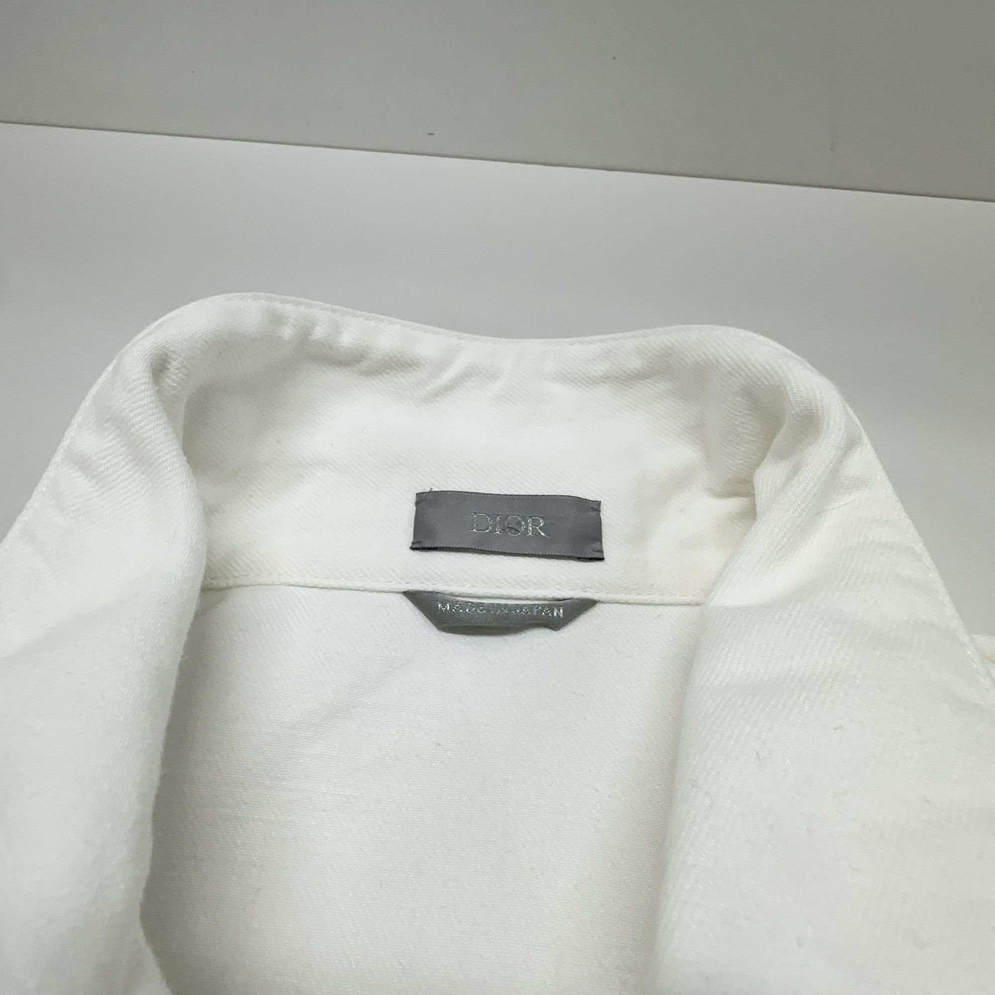 Dior Dior x Sacai White Zip Denim Jacket 48 Size US M / EU 48-50 / 2 - 8 Thumbnail