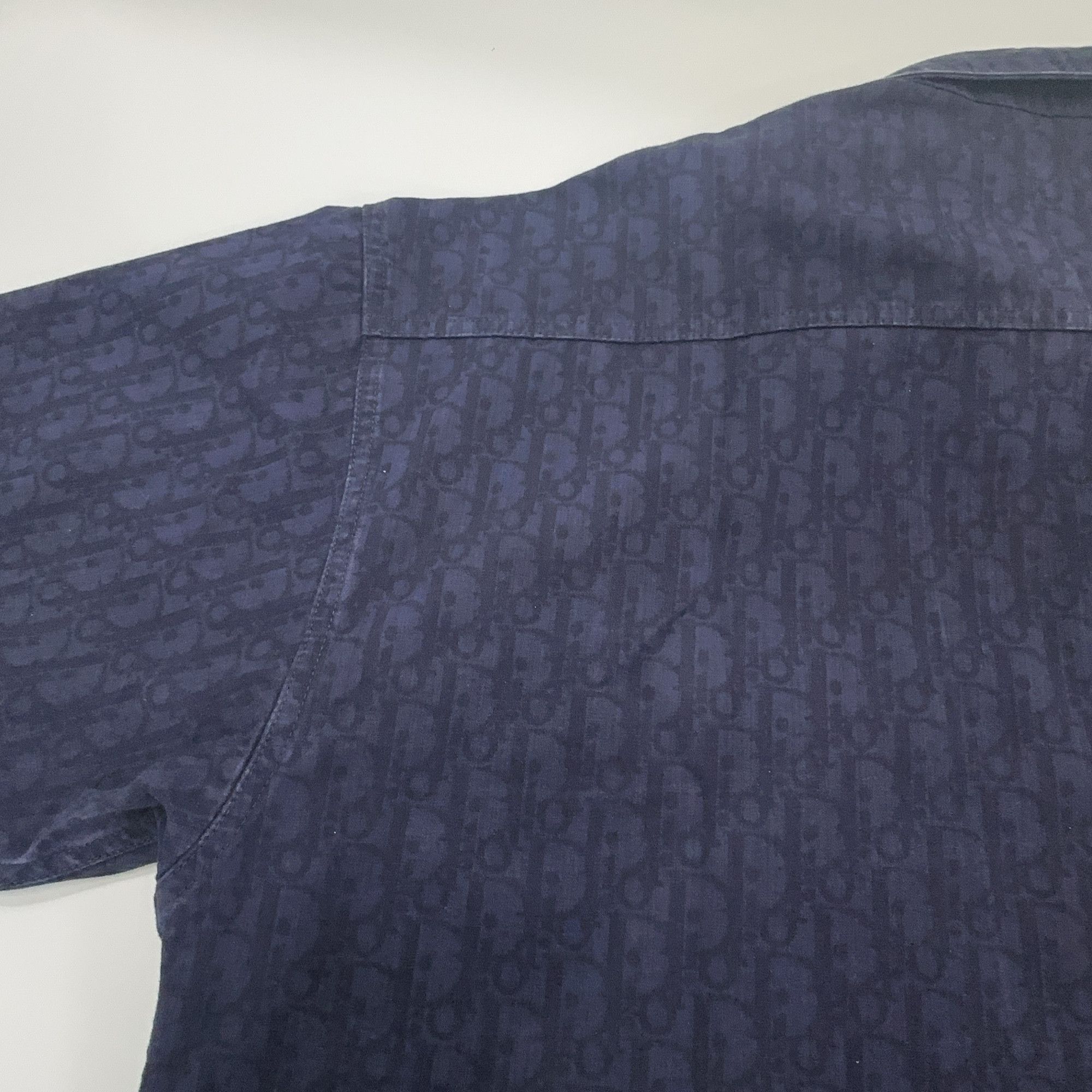 Dior Dior Oblique Kasuri Denim Shirt 40 Size US XXS / EU 40 - 14 Thumbnail