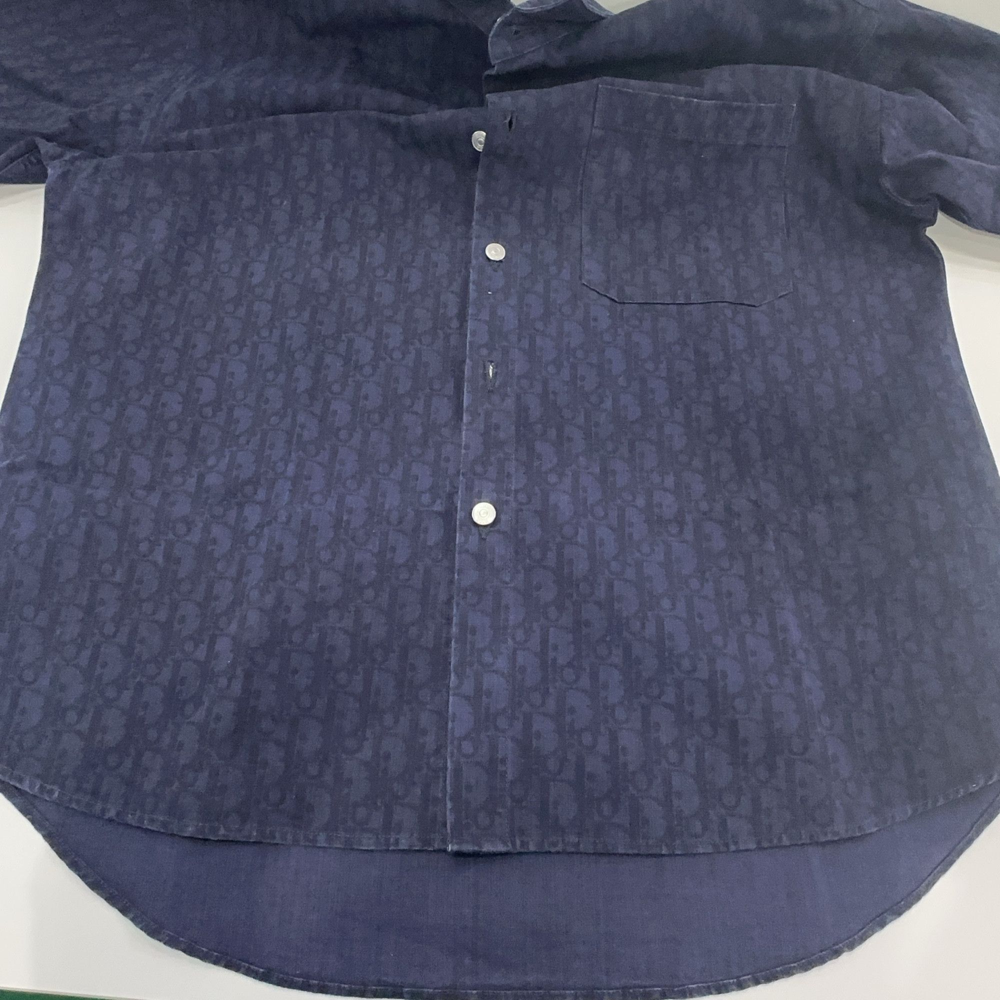 Dior Dior Oblique Kasuri Denim Shirt 40 Size US XXS / EU 40 - 9 Thumbnail