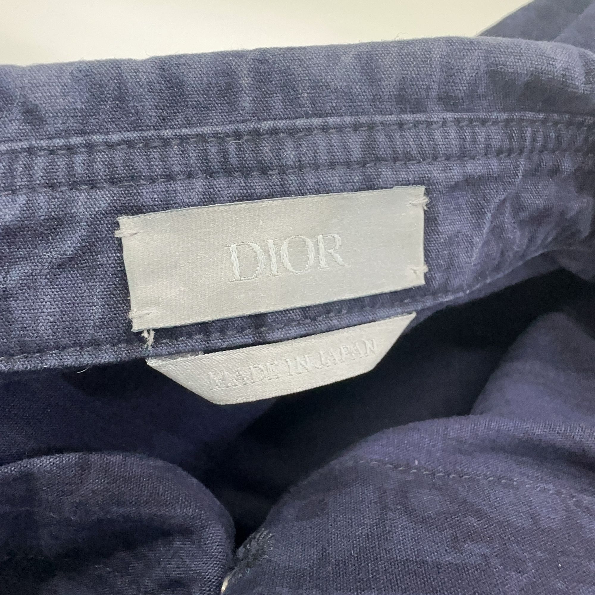 Dior Dior Oblique Kasuri Denim Shirt 40 Size US XXS / EU 40 - 5 Thumbnail