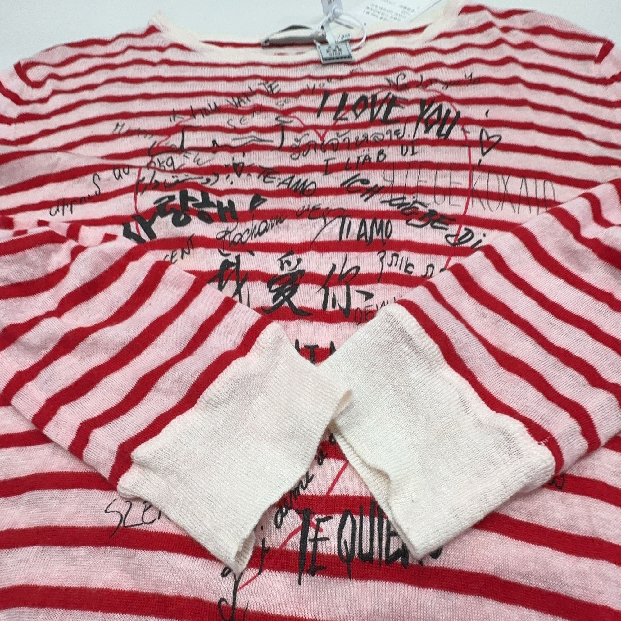 Dior Dior Striped Heart Motif Knit Sweater Size 36 Size XS / US 0-2 / IT 36-38 - 10 Thumbnail