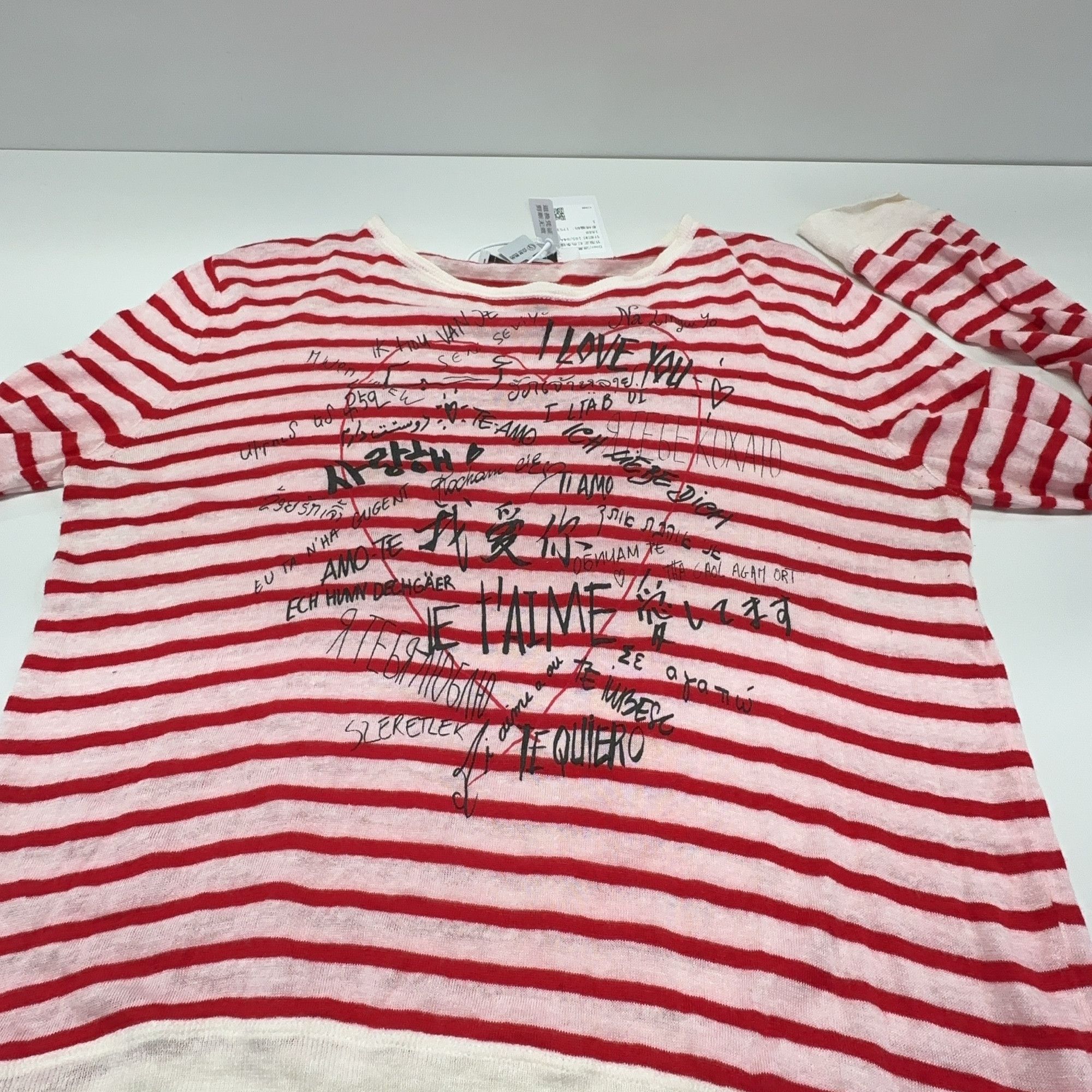 Dior Dior Striped Heart Motif Knit Sweater Size 36 Size XS / US 0-2 / IT 36-38 - 8 Thumbnail
