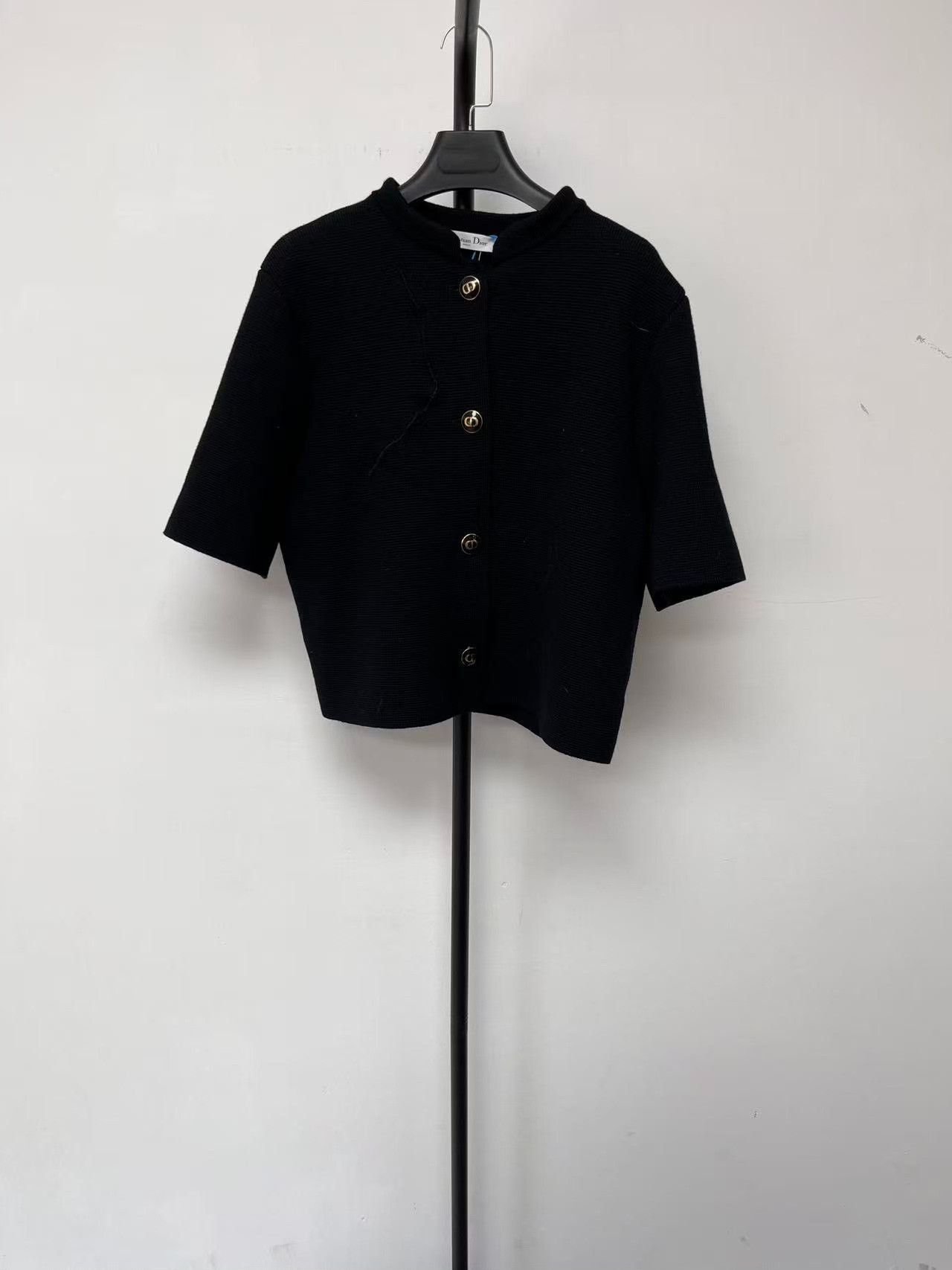 Dior Dior Virgin Wool Knit Button Top 46 Size XL / US 12-14 / IT 48-50 - 2 Thumbnail