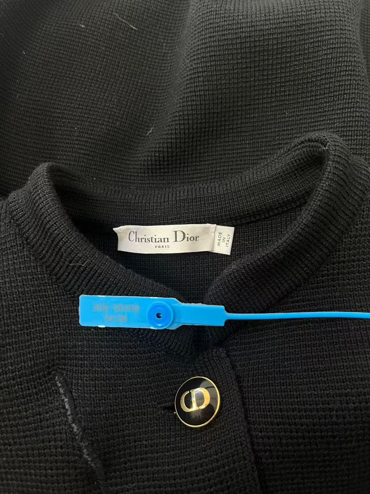 Dior Dior Virgin Wool Knit Button Top 46 Size XL / US 12-14 / IT 48-50 - 4 Thumbnail