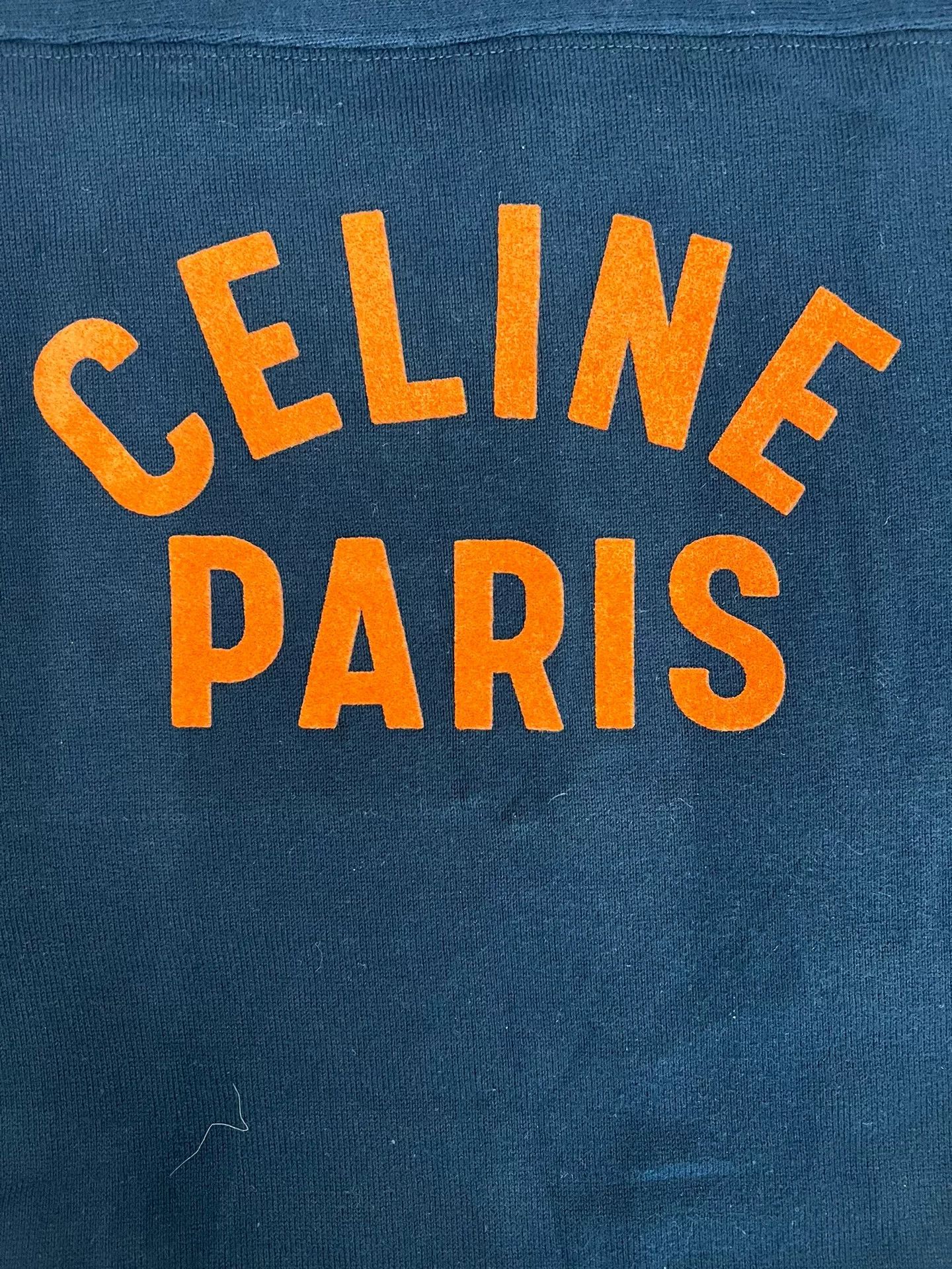 Celine Celine Logo Print 3/4 Sleeve T-Shirt Size S Size S / US 4 / IT 40 - 4 Thumbnail