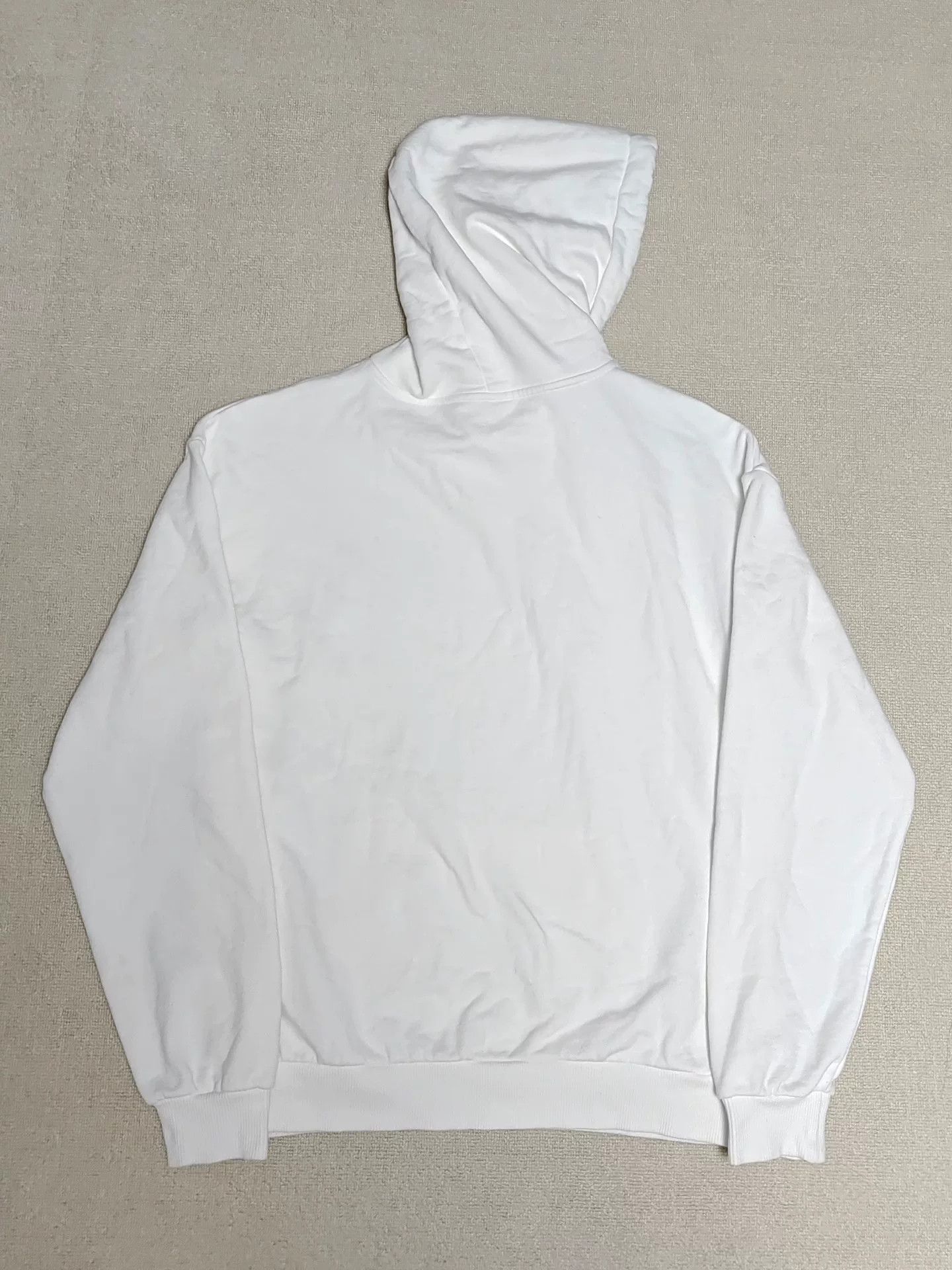 Celine Celine Logo Print Hoodie White XS Size US XS / EU 42 / 0 - 3 Thumbnail