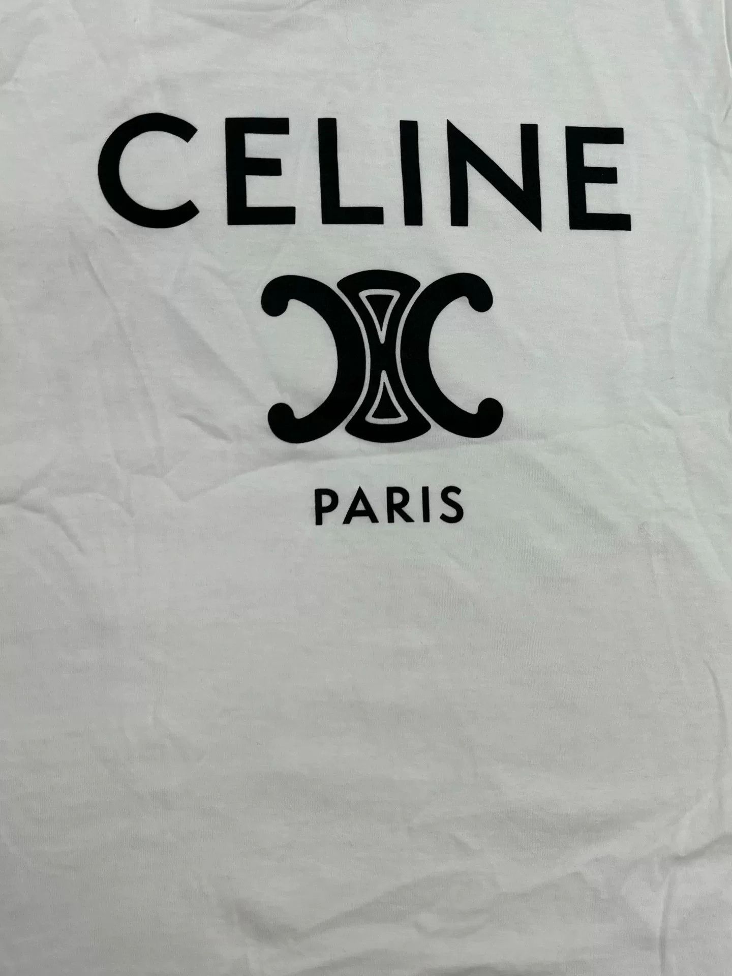 Celine Celine Triomphe Logo Print T-Shirt XS Size XS / US 0-2 / IT 36-38 - 4 Thumbnail
