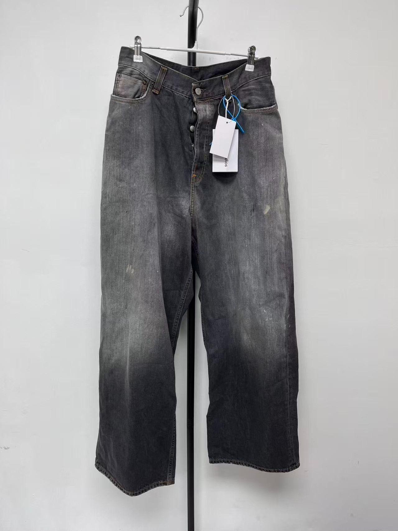 Acne Studios Acne Studios Washed Wide Leg Jeans EUR 38 Size 27" / US 4 / IT 40 - 2 Thumbnail