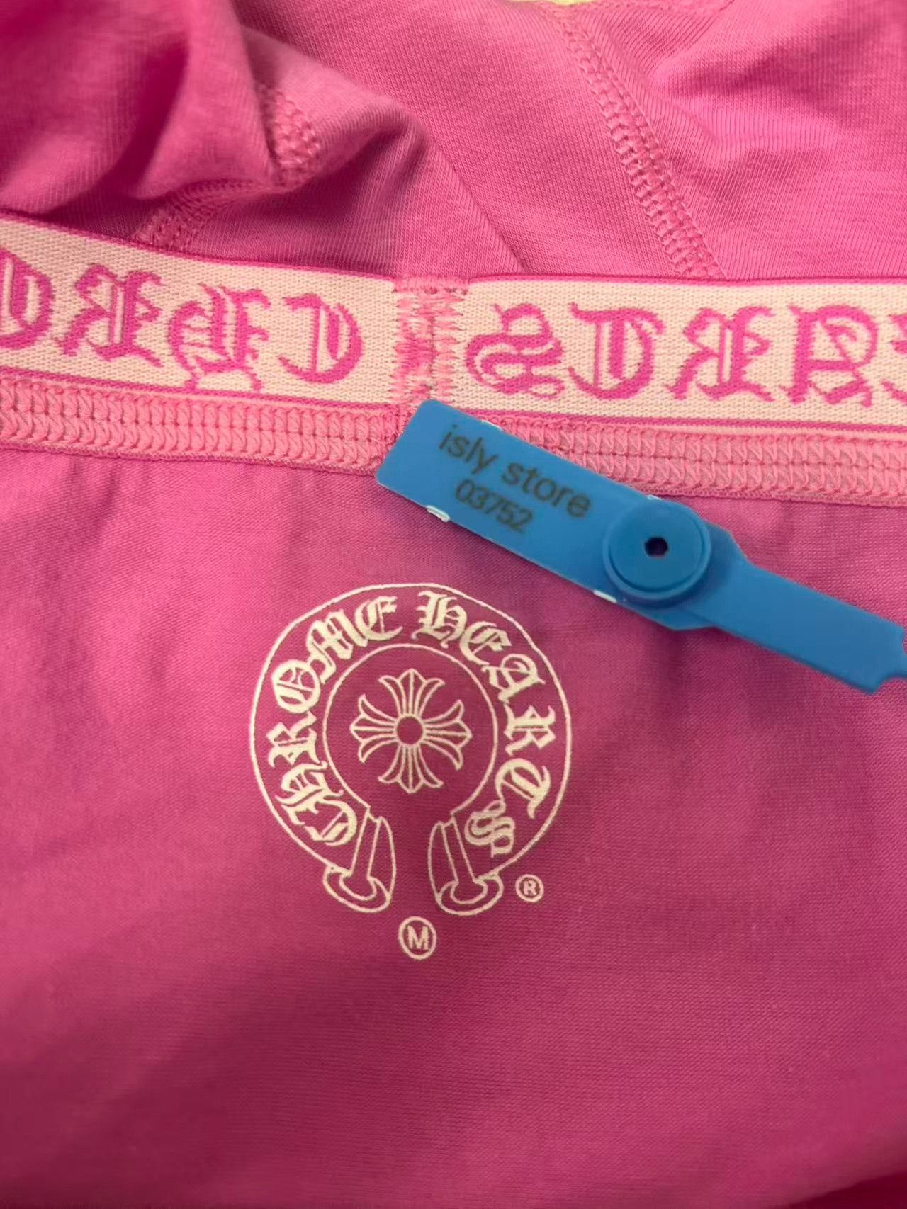 Chrome Hearts Chrome Hearts Pink Logo Boxer Shorts Size M Size ONE SIZE - 4 Thumbnail
