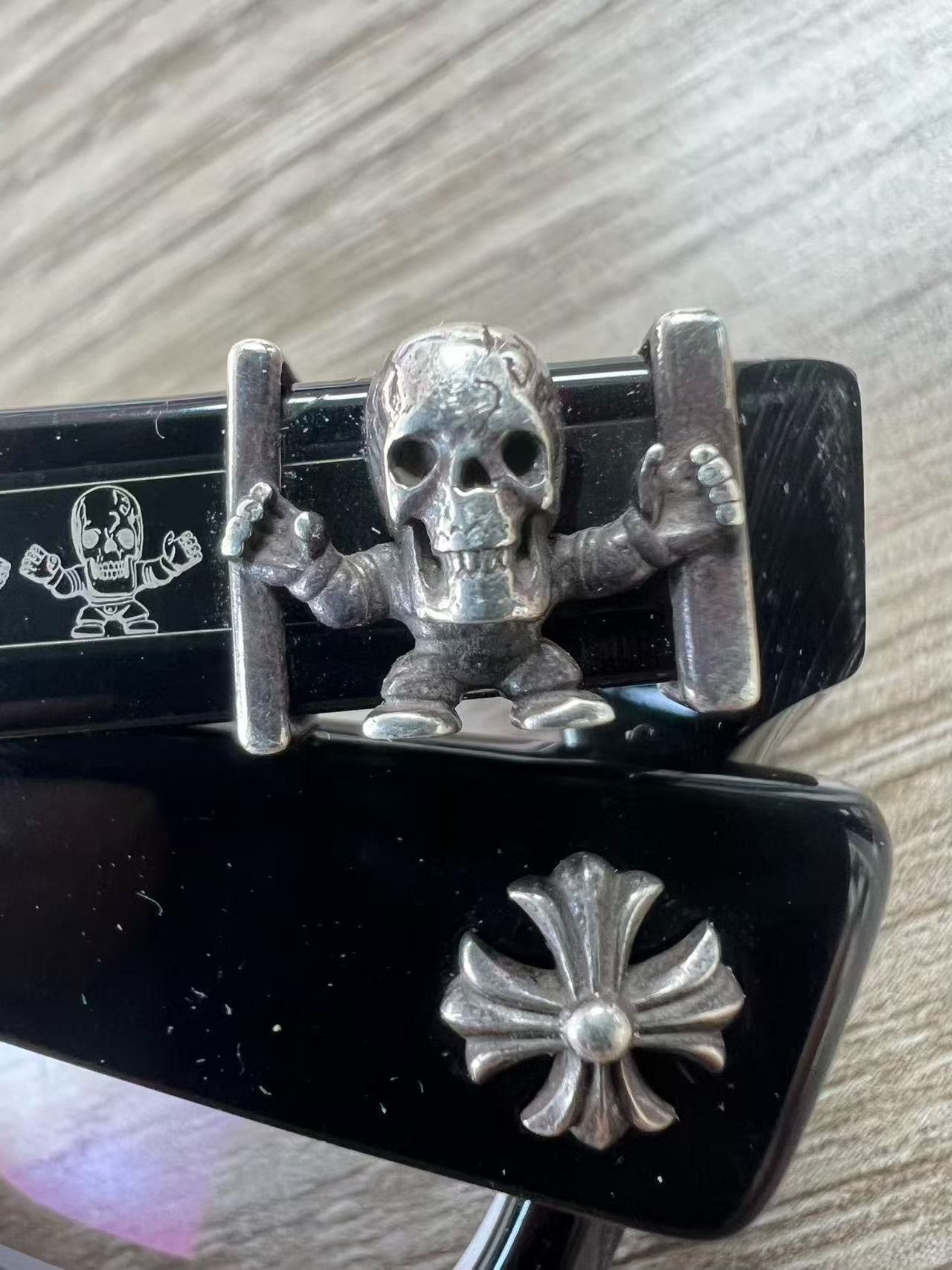Chrome Hearts Chrome Hearts Foti Skull Glasses ONE SIZE Size ONE SIZE - 5 Thumbnail