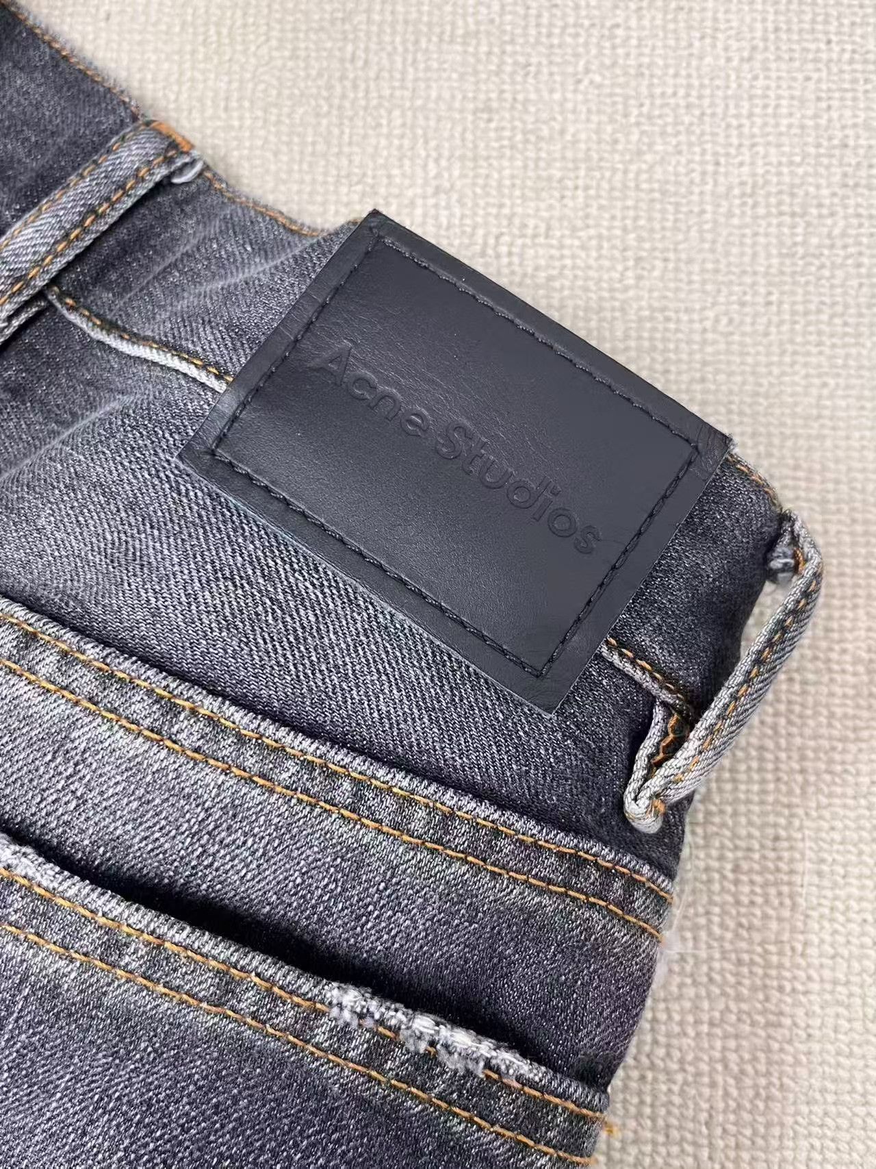 Acne Studios Acne Studios Painted Wide Leg Denim Jeans 27 Size US 27 - 4 Thumbnail