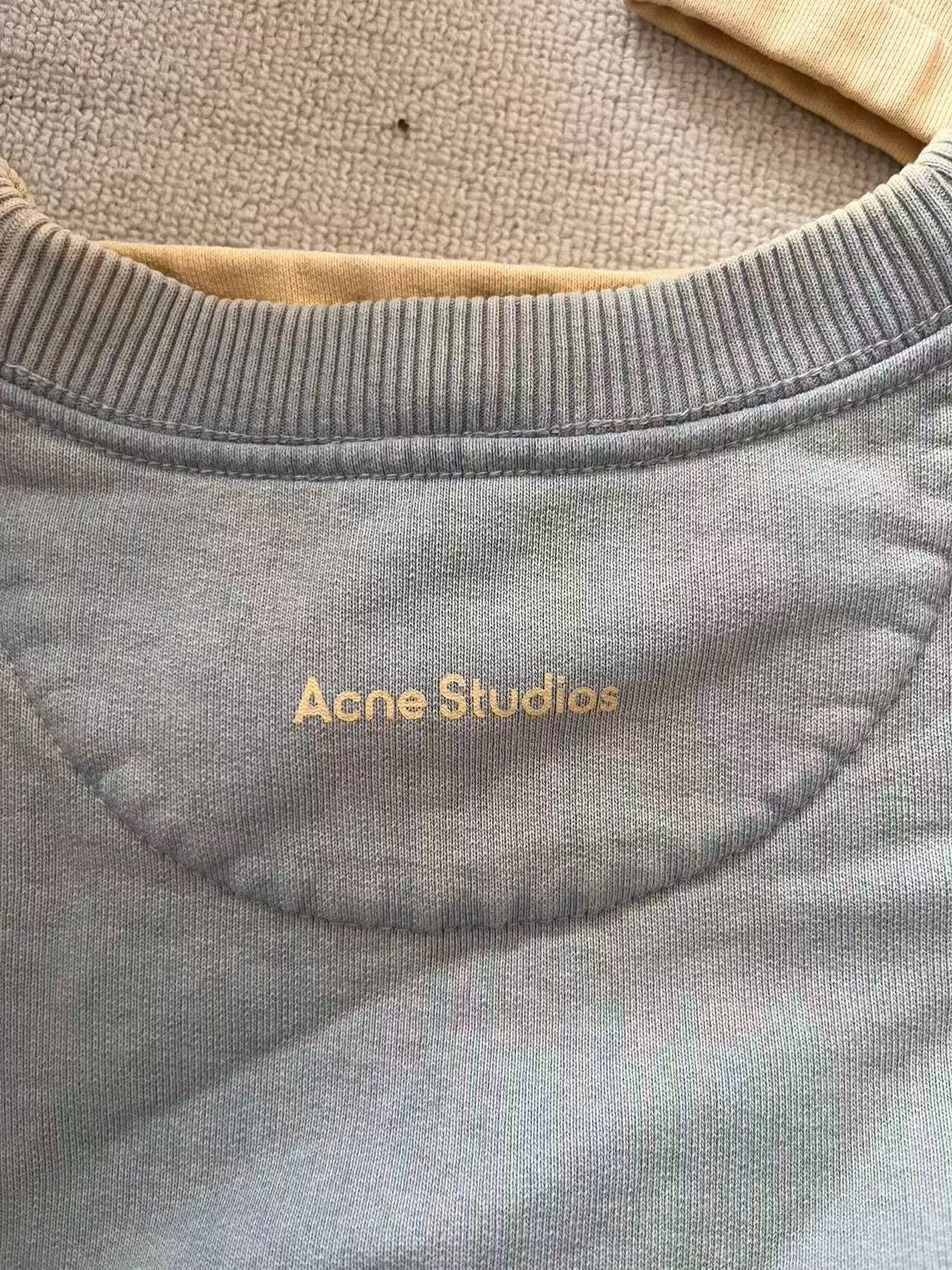 Acne Studios Acne Studios Ombre Cropped Sweatshirt Size S Size S / US 4 / IT 40 - 4 Thumbnail