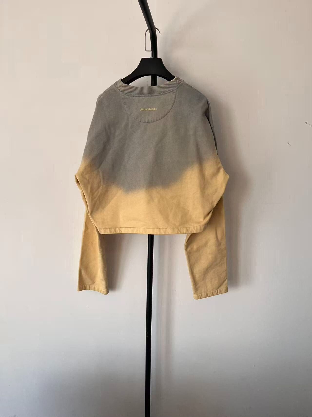 Acne Studios Acne Studios Ombre Cropped Sweatshirt Size S Size S / US 4 / IT 40 - 3 Thumbnail