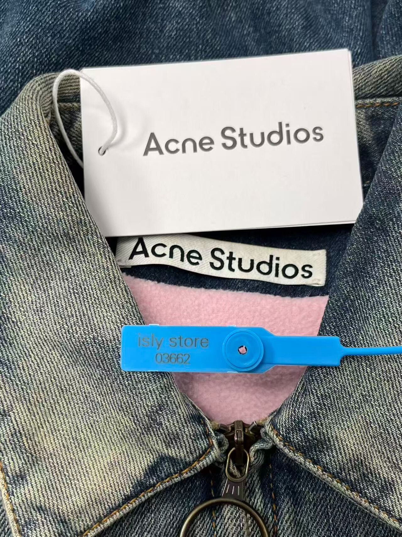 Acne Studios Acne Studios Faded Padded Denim Jacket 46 Size US S / EU 44-46 / 1 - 5 Thumbnail