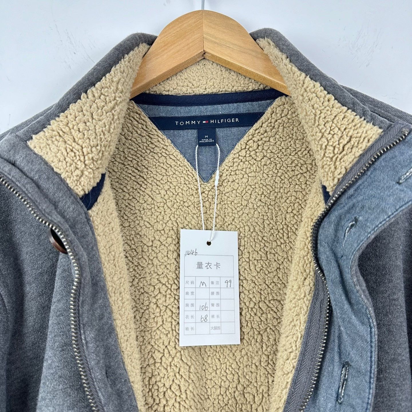 Tommy Hilfiger Tommy Hilfiger Sherpa Lined Button Up Jacket Size M Size US M / EU 48-50 / 2 - 4 Thumbnail