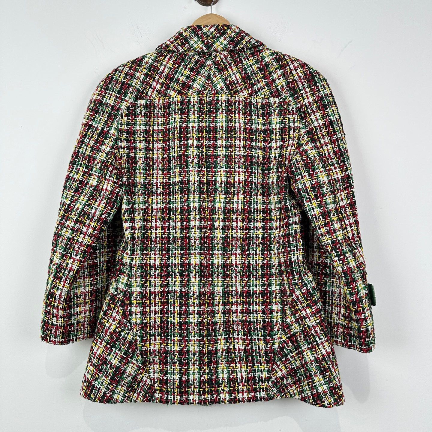 Chanel Chanel Multicolor Tweed Velvet Detail Jacket 38 Size S / US 4 / IT 40 - 3 Thumbnail