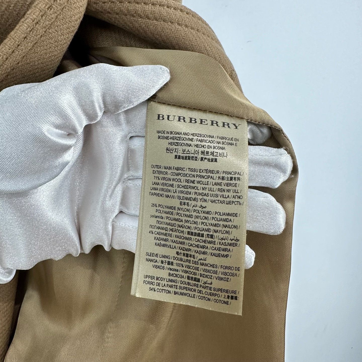Burberry Burberry Wool Cashmere Double Breasted Coat IT 40 Size S / US 4 / IT 40 - 6 Thumbnail