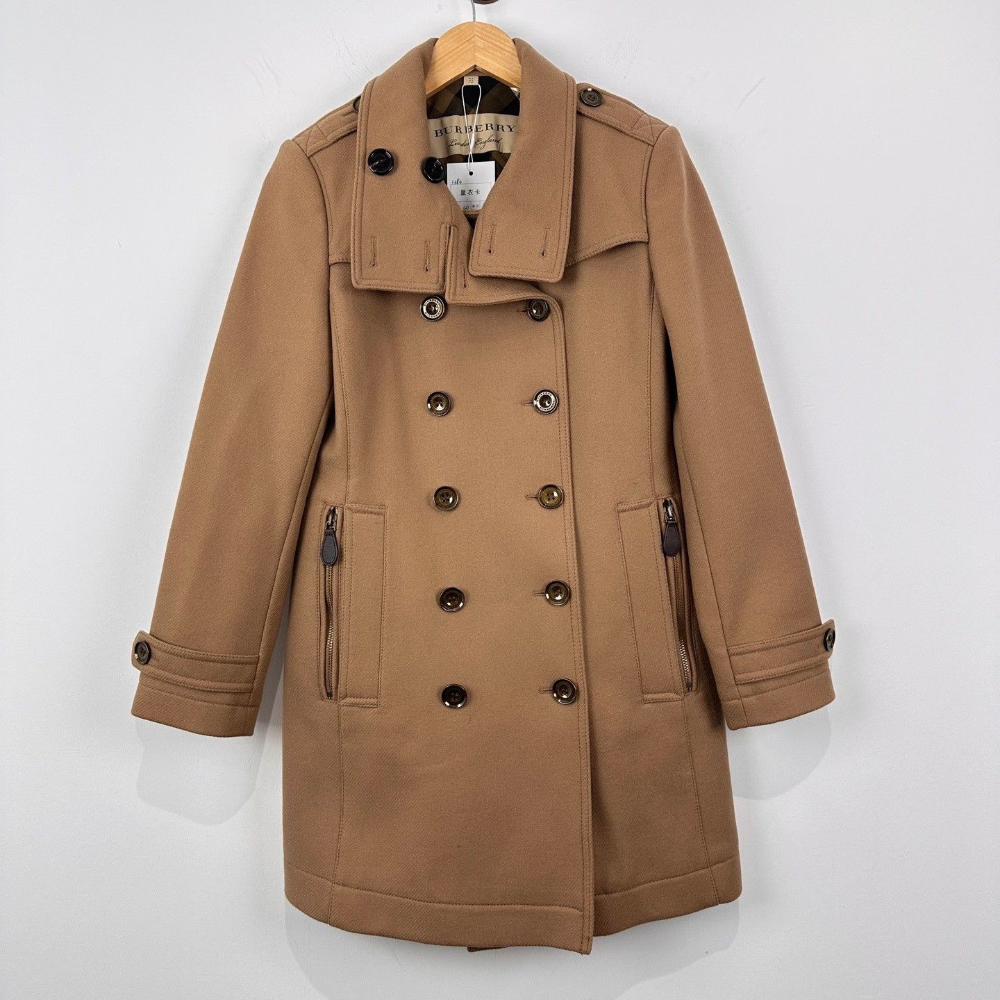 Burberry Burberry Wool Cashmere Double Breasted Coat IT 40 Size S / US 4 / IT 40 - 2 Thumbnail