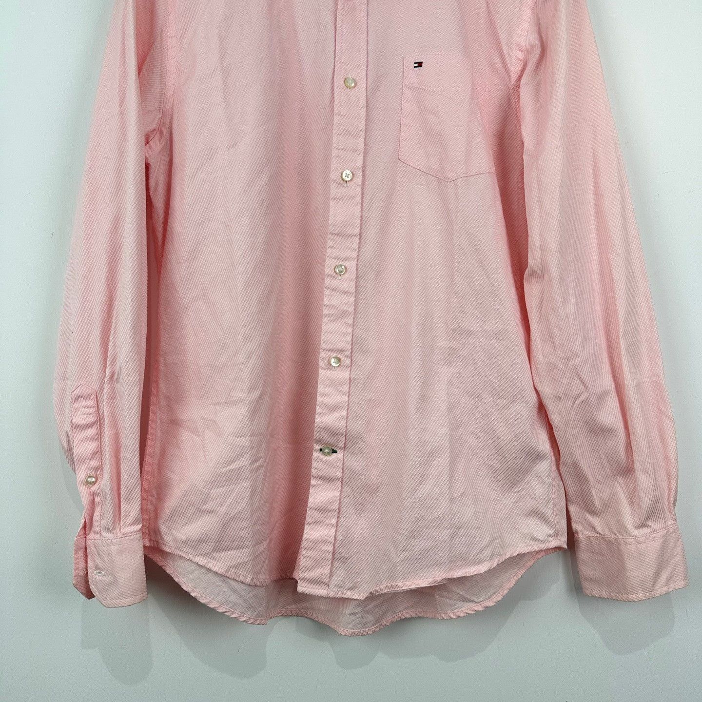 Tommy Hilfiger Tommy Hilfiger Pink Cotton Button Up Shirt M Size US M / EU 48-50 / 2 - 5 Thumbnail